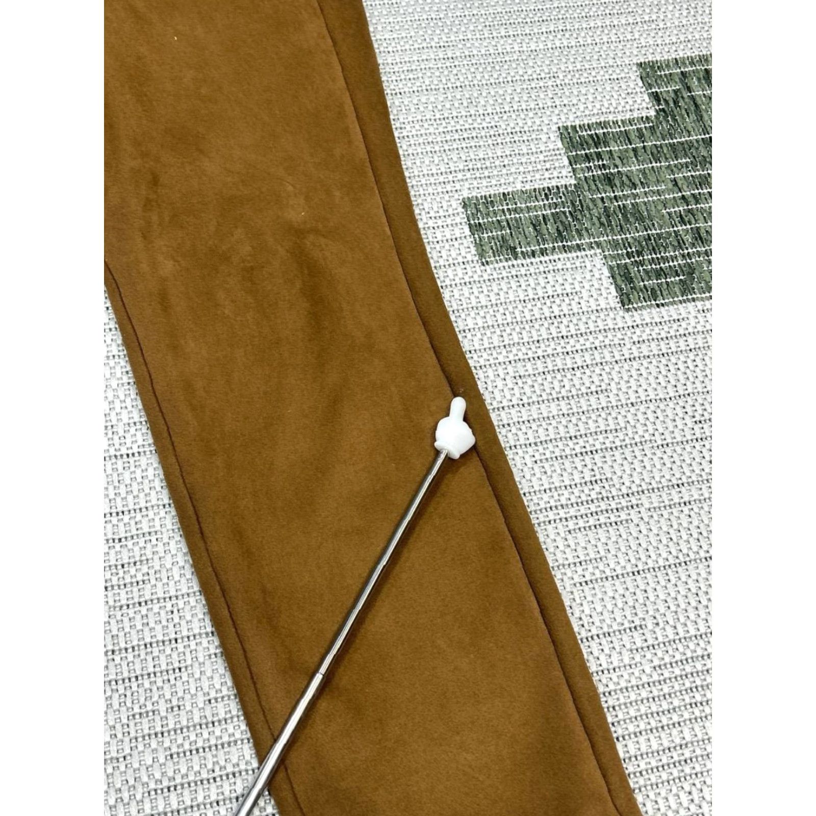 J. Jill J Jill Pants Womens 10 Petite Brown Faux Suede Luxe Ankle Stretch Straight Leg Size 32" / US 10 / IT 46 - 5 Thumbnail