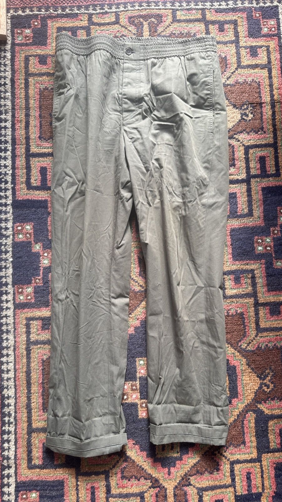 Hermes Hermes Wool Silk Blend Drawstring Easypants Size US 32 / EU 48 - 1 Thumbnail