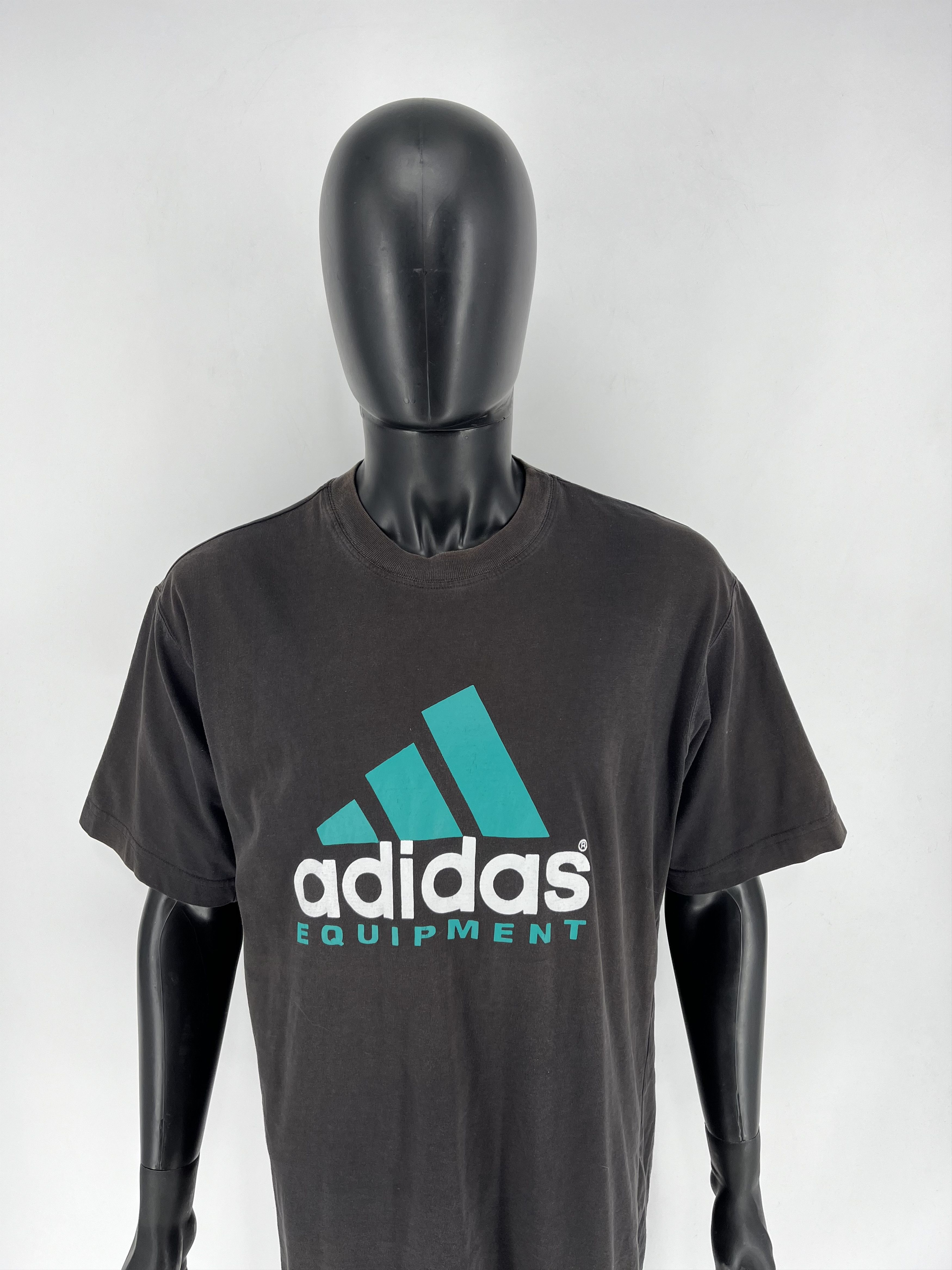 Adidas Adidas Equipment Vintage 90s Faded Sun Spell Out Tshirt Y2K Size US L / EU 52-54 / 3 - 5 Thumbnail