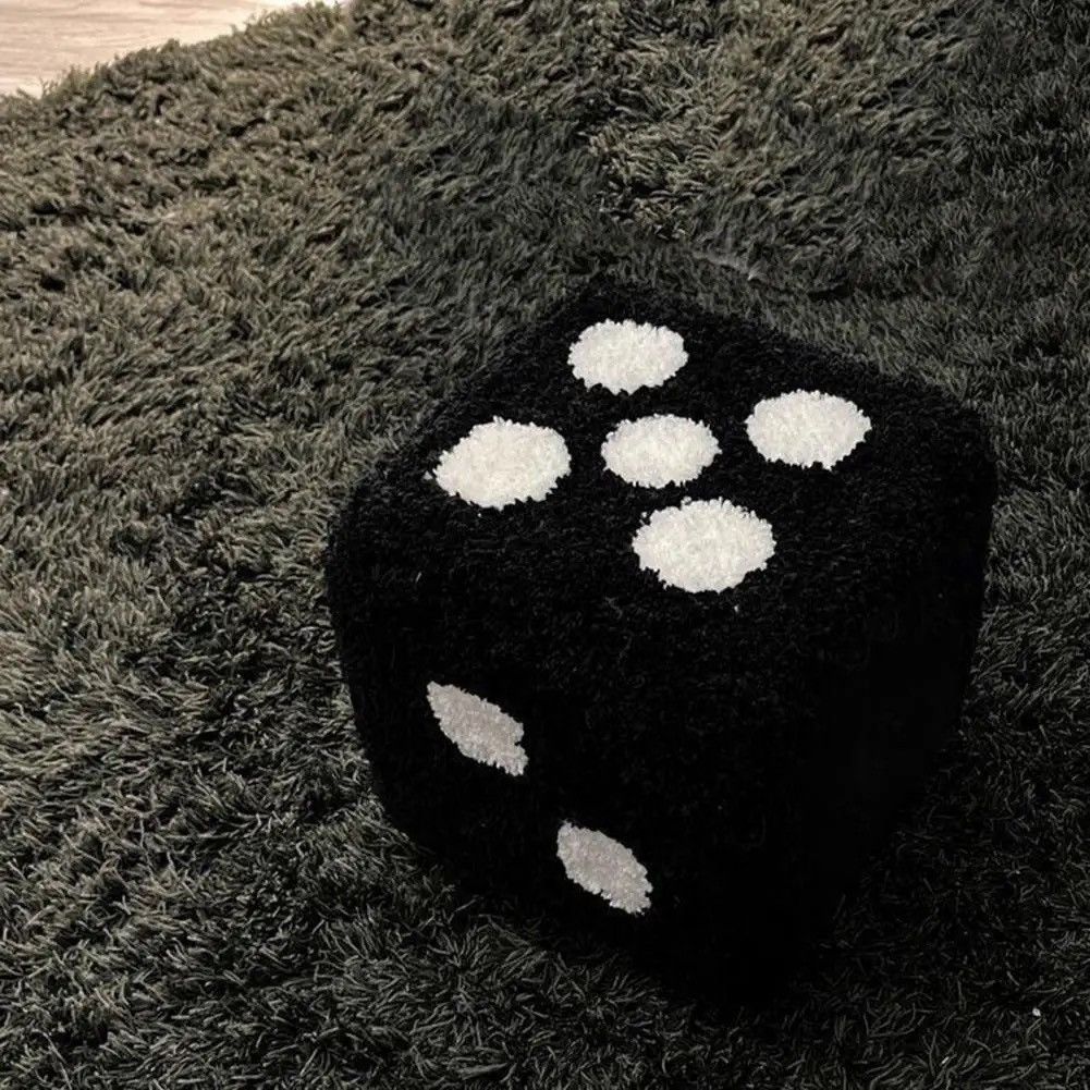 Vintage Soft Dices Stool Cubic Mobile Furniture Change Shoe Stool Size ONE SIZE - 4 Thumbnail