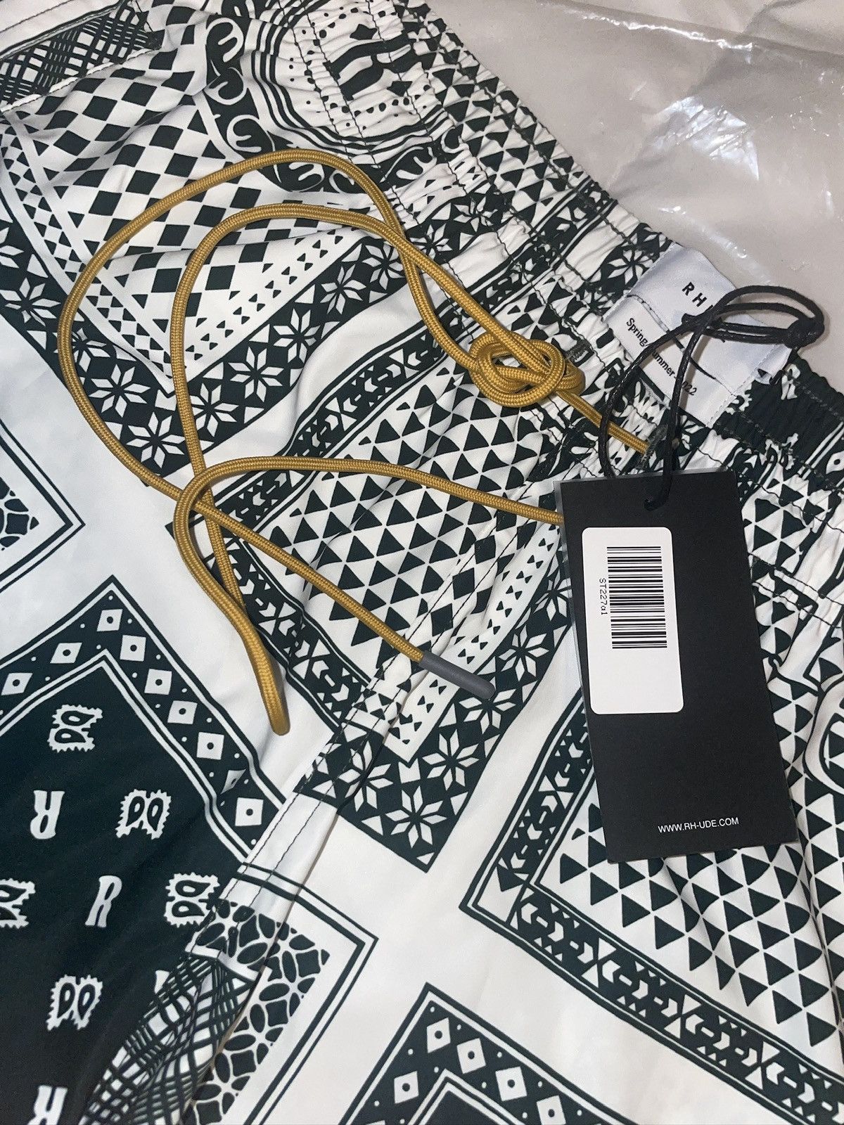 Rhude Rhude Paisley Green Bandana Shorts / swim trunks Men Small Size US 30 / EU 46 - 6 Thumbnail