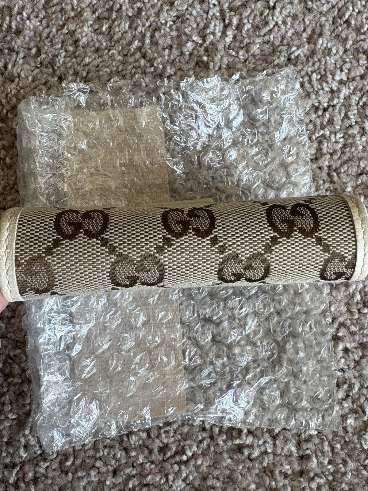 Gucci White Gucci supreme monogram wallet Size ONE SIZE - 3 Thumbnail