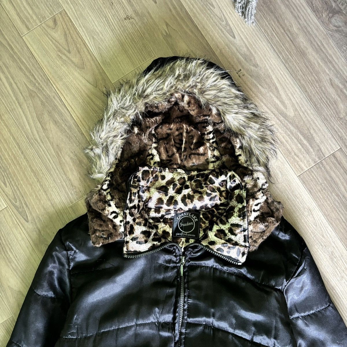 Hysteric Glamour × If Six Was Nine × Le Grande Bleu (L.G.B.) cornflake IfsixwasnineLGB Style fur jacket vintage Y2K japan Size US L / EU 52-54 / 3 - 6 Thumbnail