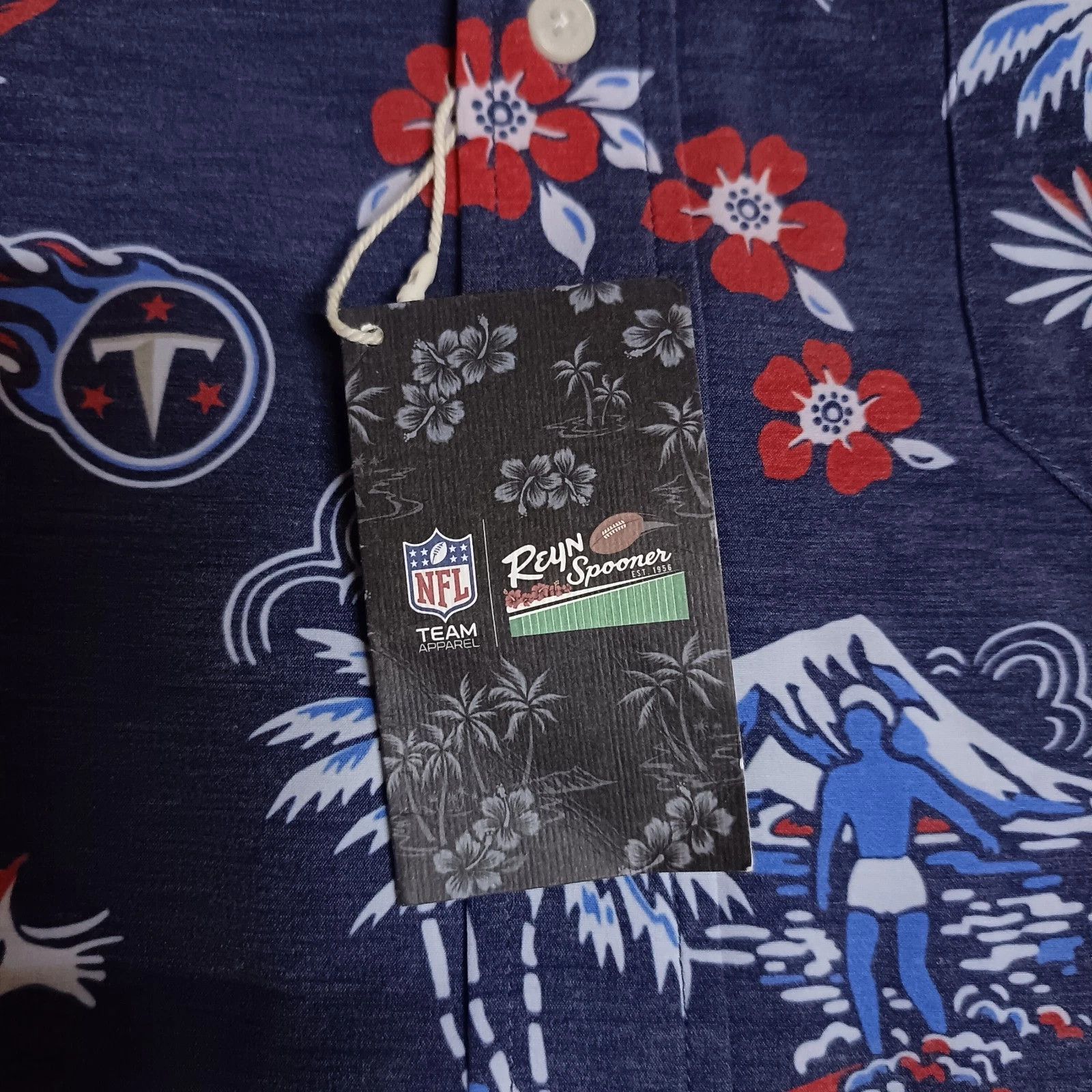 Reyn Spooner Reyn Spooner NFL Tennessee Titans Hawaiian Aloha Shirt Size US XL / EU 56 / 4 - 2 Thumbnail