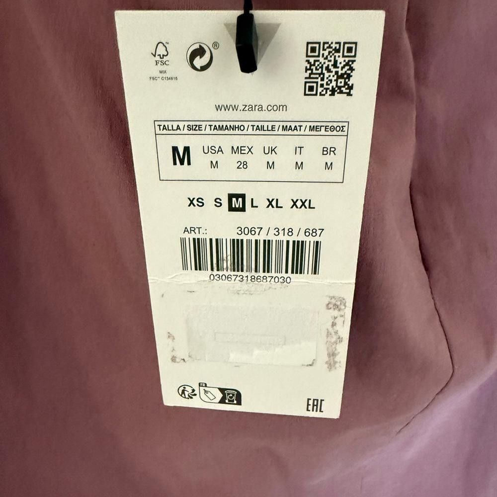 Zara ZARA Backless Mauve Pink Ruched Mini Dress Medium NEW Size M / US 6-8 / IT 42-44 - 8 Thumbnail