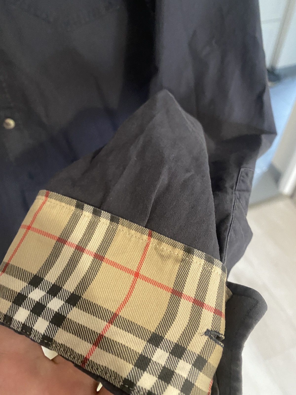 Burberry Luxury Vintage pattern on cuffs burberry shirt button up Size US L / EU 52-54 / 3 - 6 Thumbnail