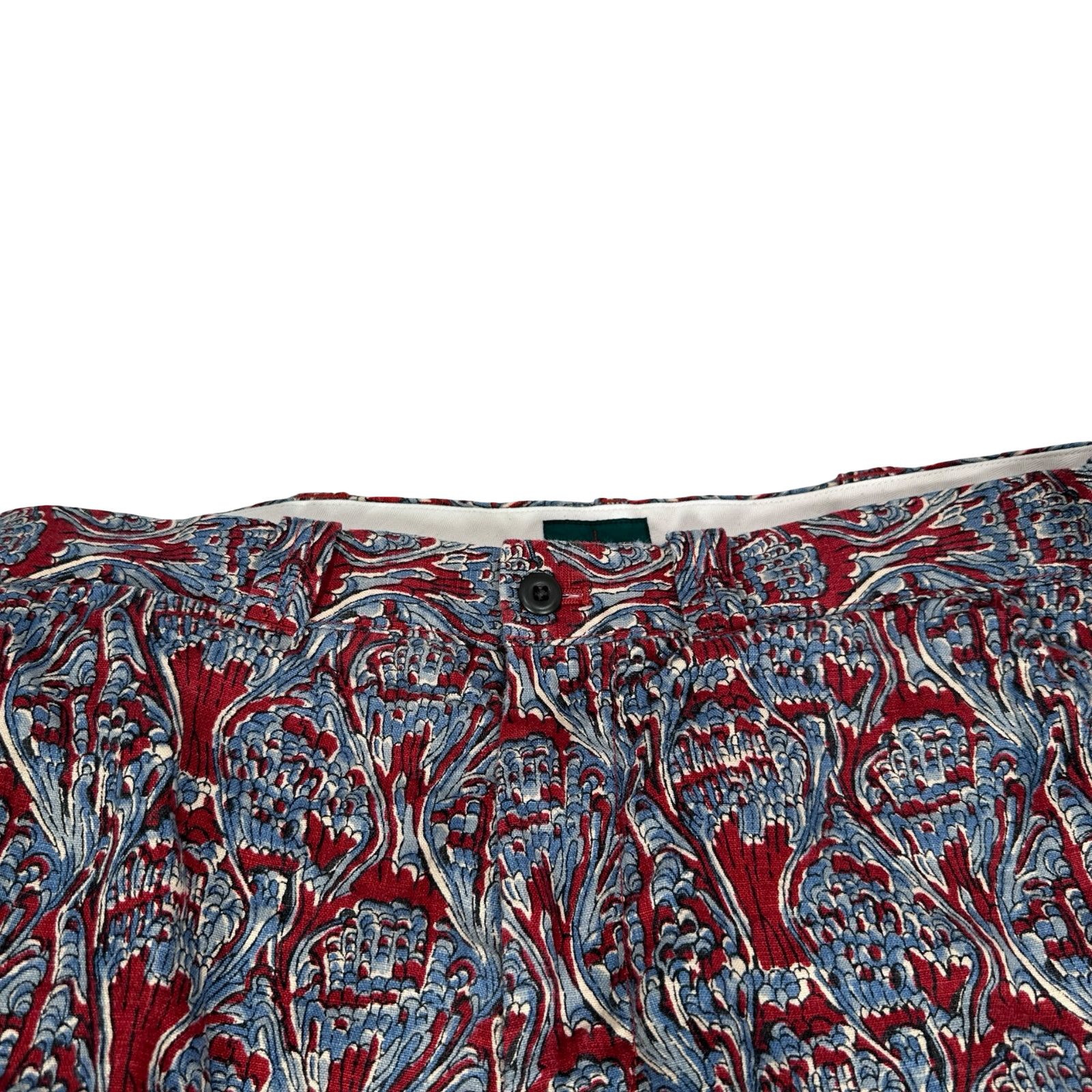 J.Crew Vintage J.Crew Oarsman Linen Pants Men’s 32 x 34 Red Blue Size US 32 / EU 48 - 3 Thumbnail