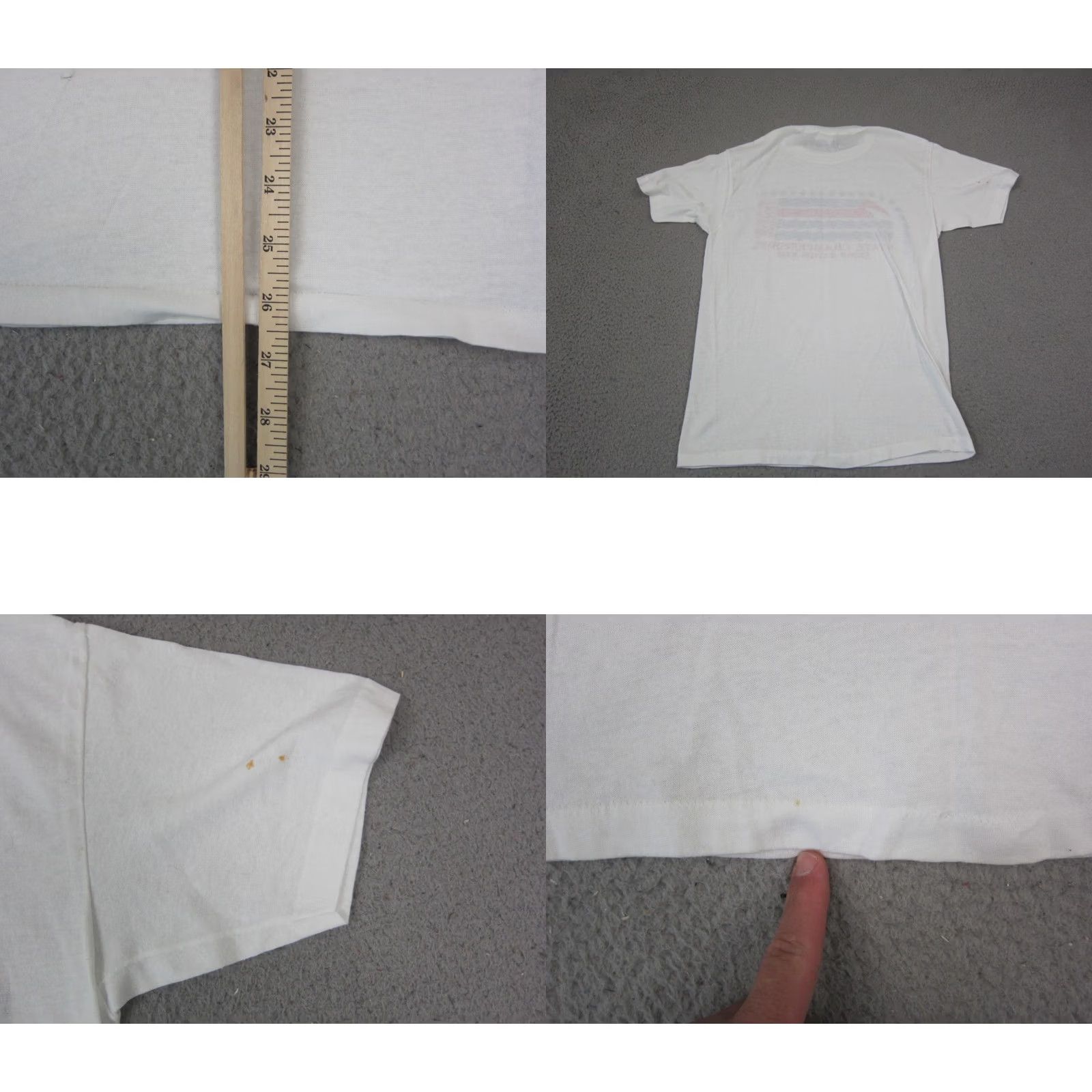 Vintage Vintage Iowa Hawkeyes Shirts Mens L White Cotton Logo 90s T-Shirt Size US L / EU 52-54 / 3 - 8 Thumbnail