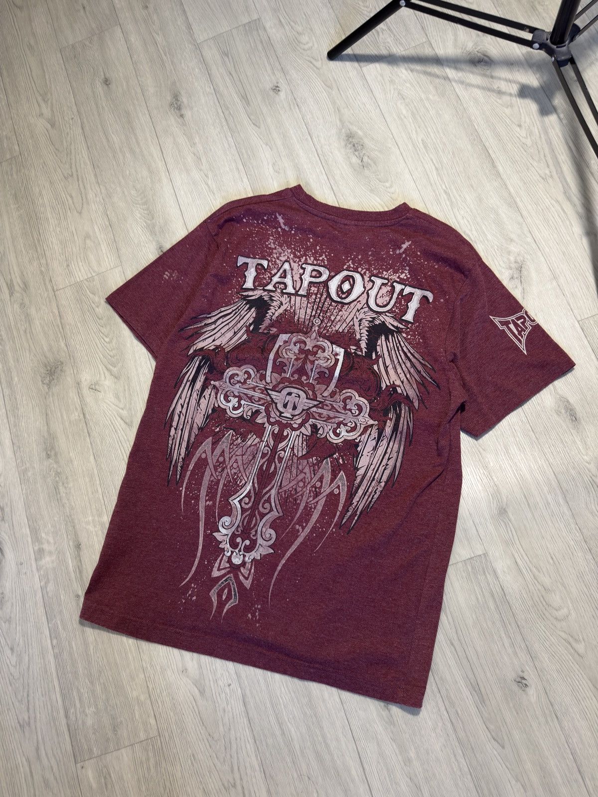 Tapout Vintage Tapout Cross Shirt Size US L / EU 52-54 / 3 - 1 Thumbnail