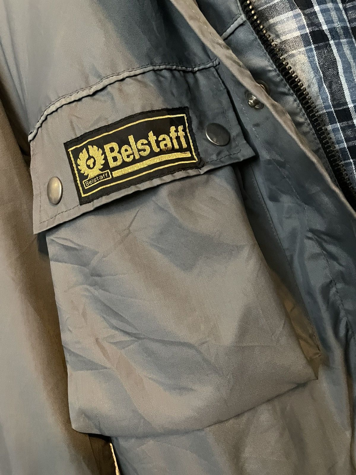 Vintage BELSTAFF Full Zip Band Neck Belted Pockets Lightweight XL Size US XL / EU 56 / 4 - 5 Thumbnail