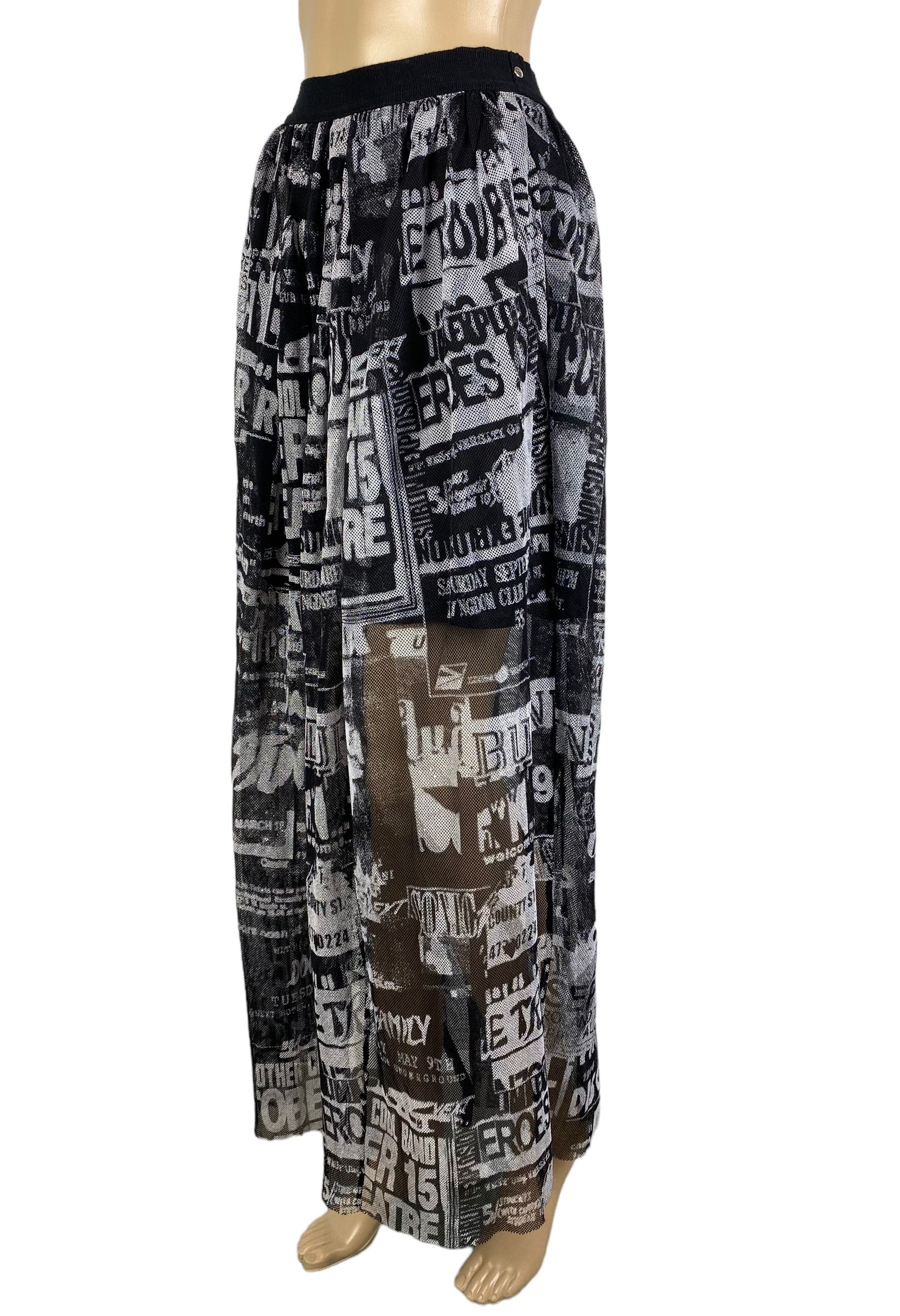 Diesel Diesel Maxi Mesh Printed Skirt size S Size 30" / US 8 / IT 44 - 4 Thumbnail