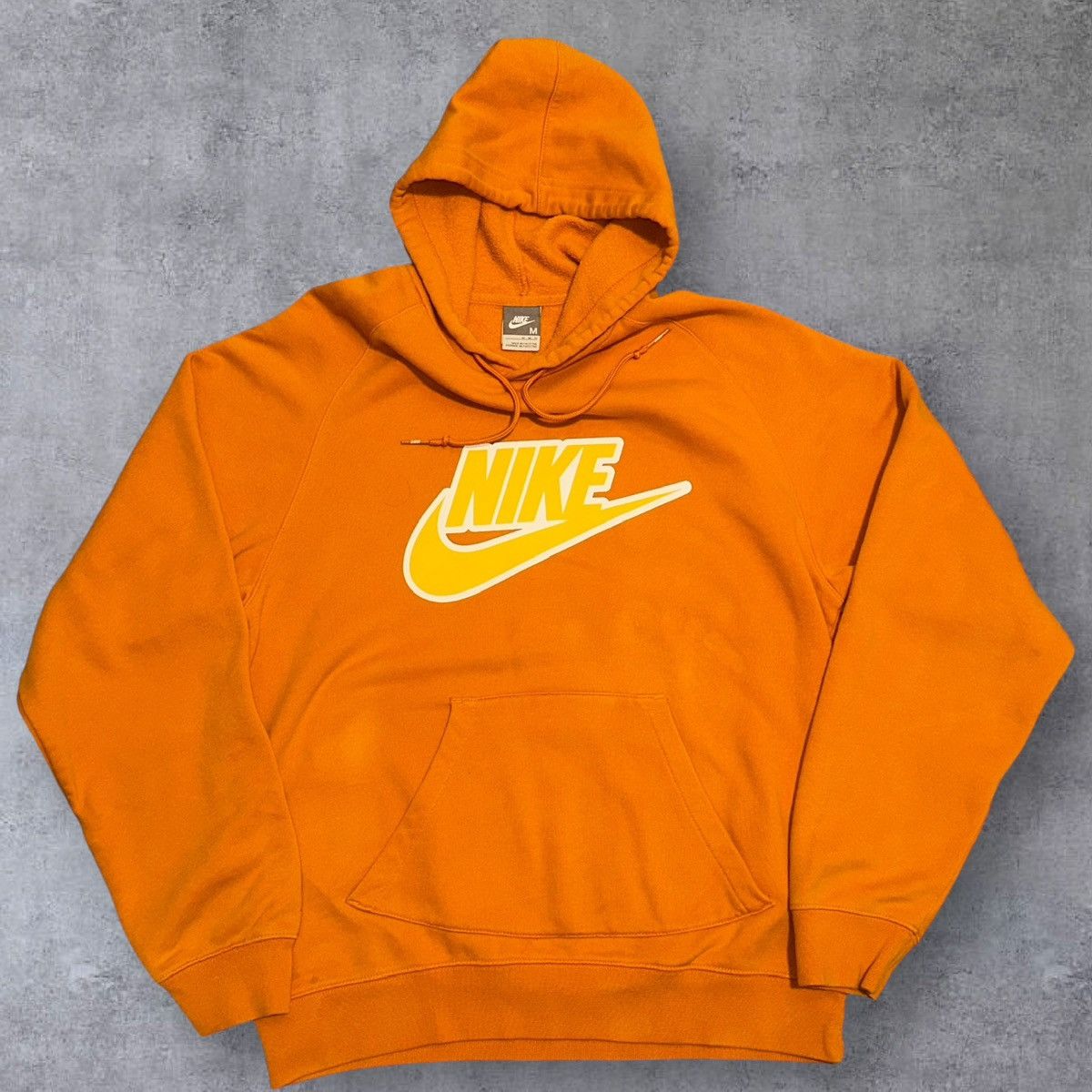 Nike Nike Vintage Yellow Pullover Hoodie Size US M / EU 48-50 / 2 - 1 Thumbnail