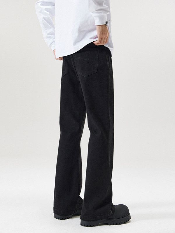 Japanese Brand Men's high street retro slim-fit flared jeans Size US 32 / EU 48 - 3 Thumbnail