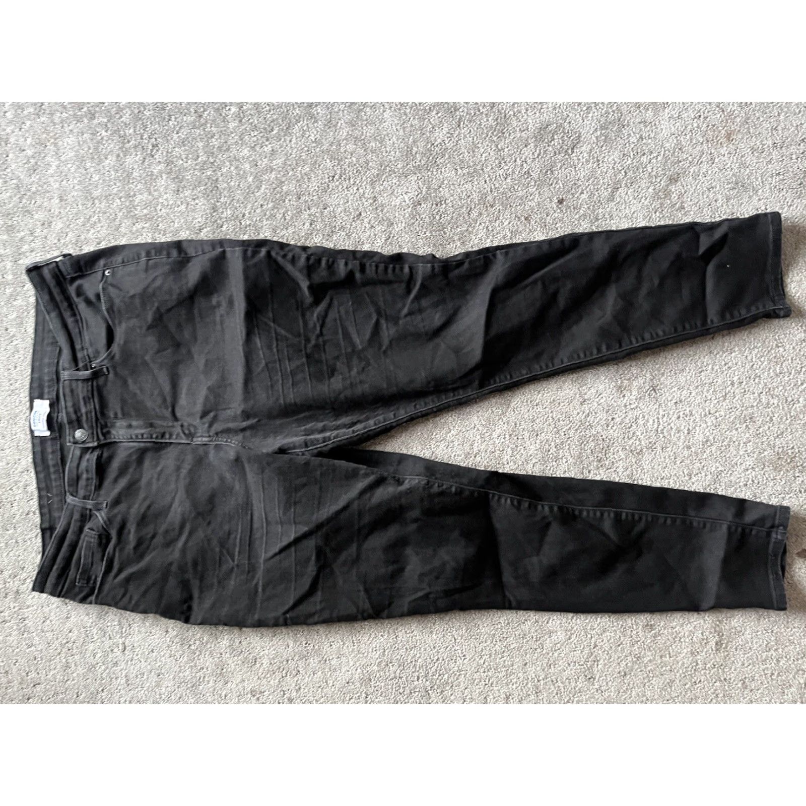 Denizen VINTAGE Denizen From Levi's High Rise Skinny Black Jeans 18M 34" x 30" Denim Woman Jeans Skinny Black Denizen From Levi's 34 in 27 in Modern Size 40" / US 18 - 3 Thumbnail