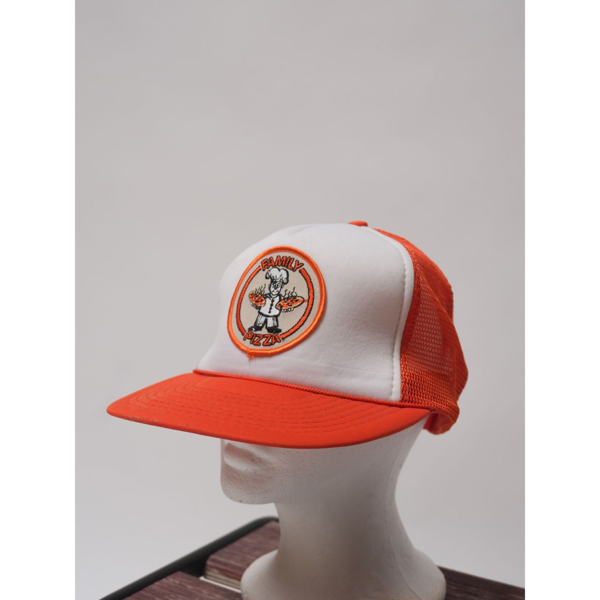 Other Vintage Family Pizza Trucker Hat Size ONE SIZE - 3 Thumbnail