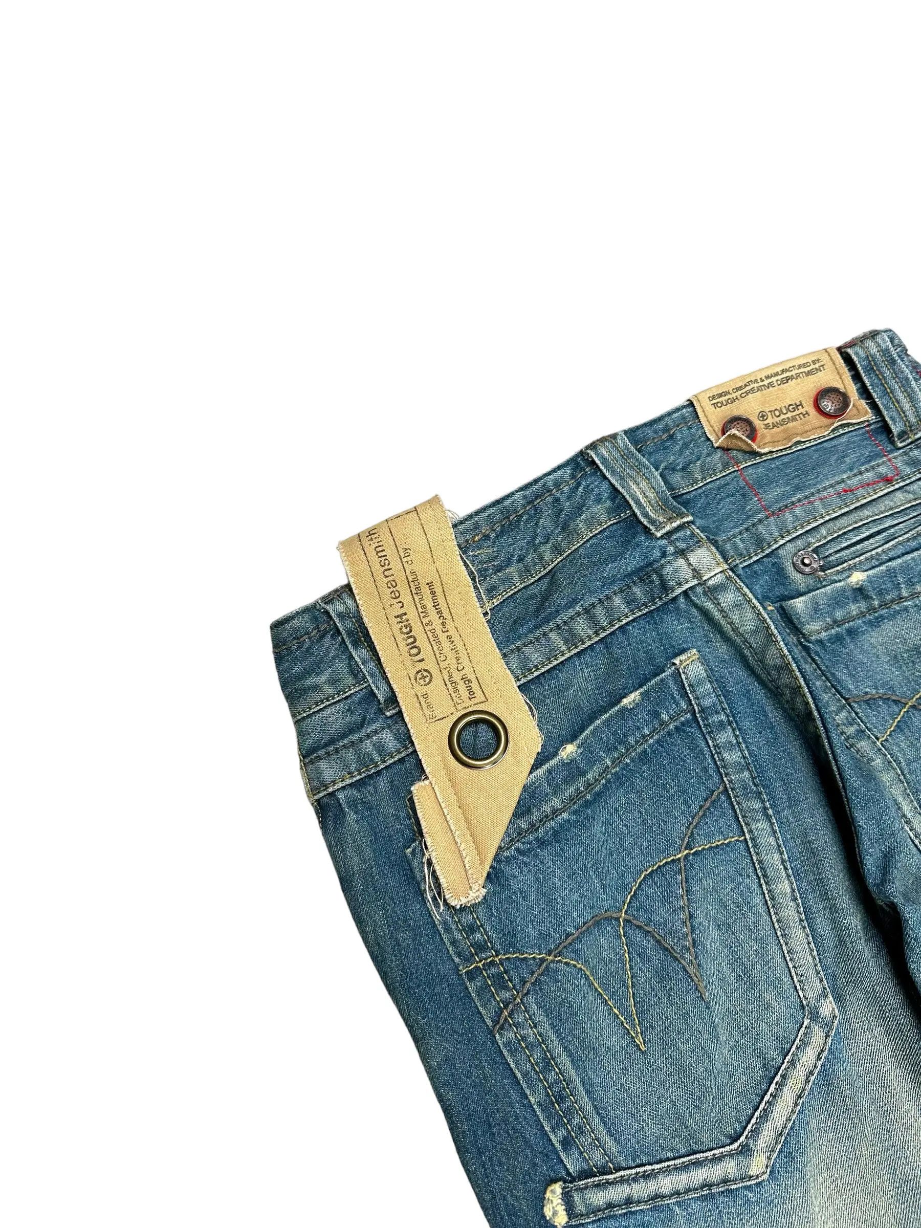 Japanese Brand Brand New Tough "Lockhart" distressed jeans Size US 30 / EU 46 - 7 Thumbnail