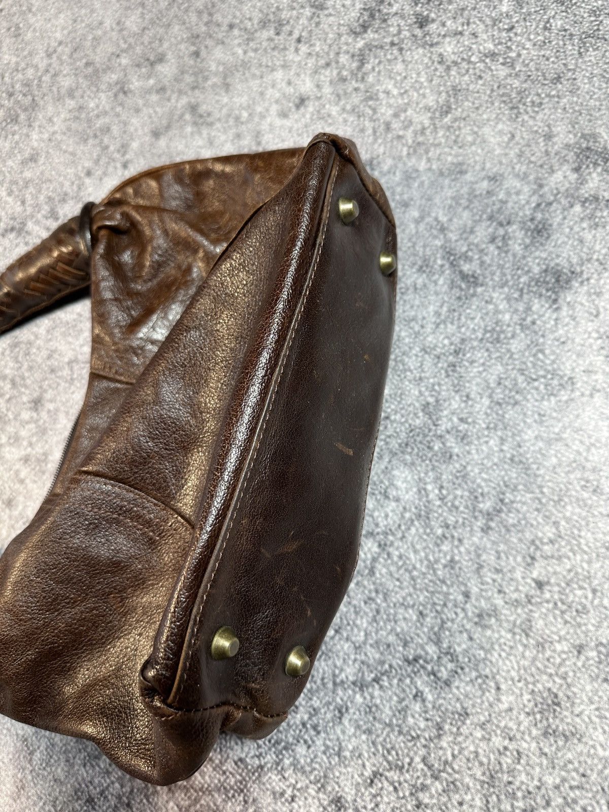 Leather Y2K Avant Garden Bag Streetwear opium alt Style Hype Rare Size ONE SIZE - 4 Thumbnail