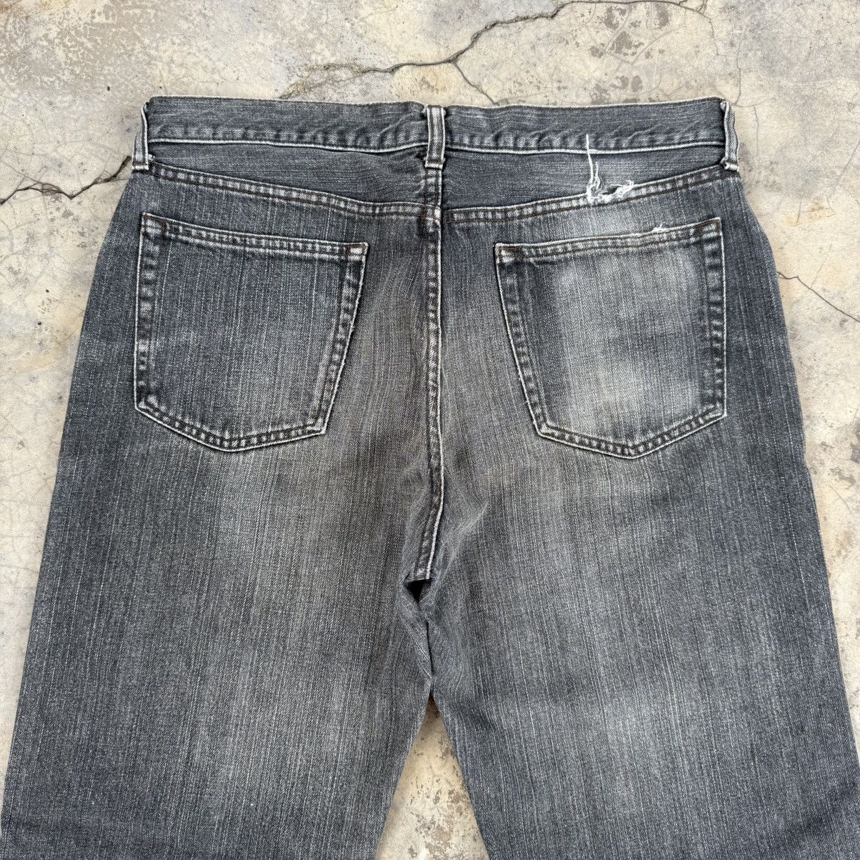 Japanese Brand VINTAGE JAPANESE FADED BLACK JEAN DENIM PANTS Size US 35 - 9 Thumbnail