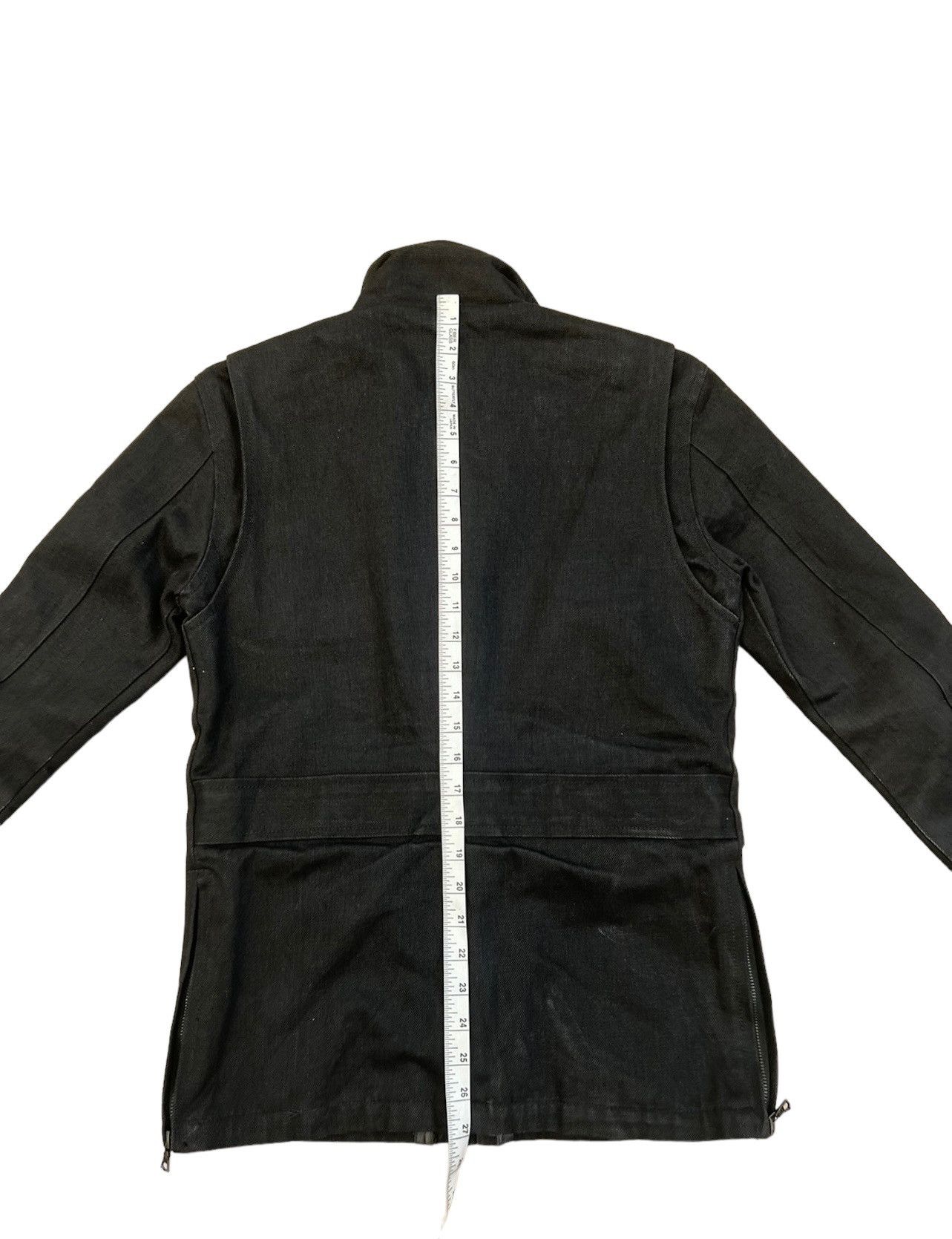 junhashimoto Jun Hashimoto Macknight Hybrid Black Denim Jacket Size US M / EU 48-50 / 2 - 5 Thumbnail
