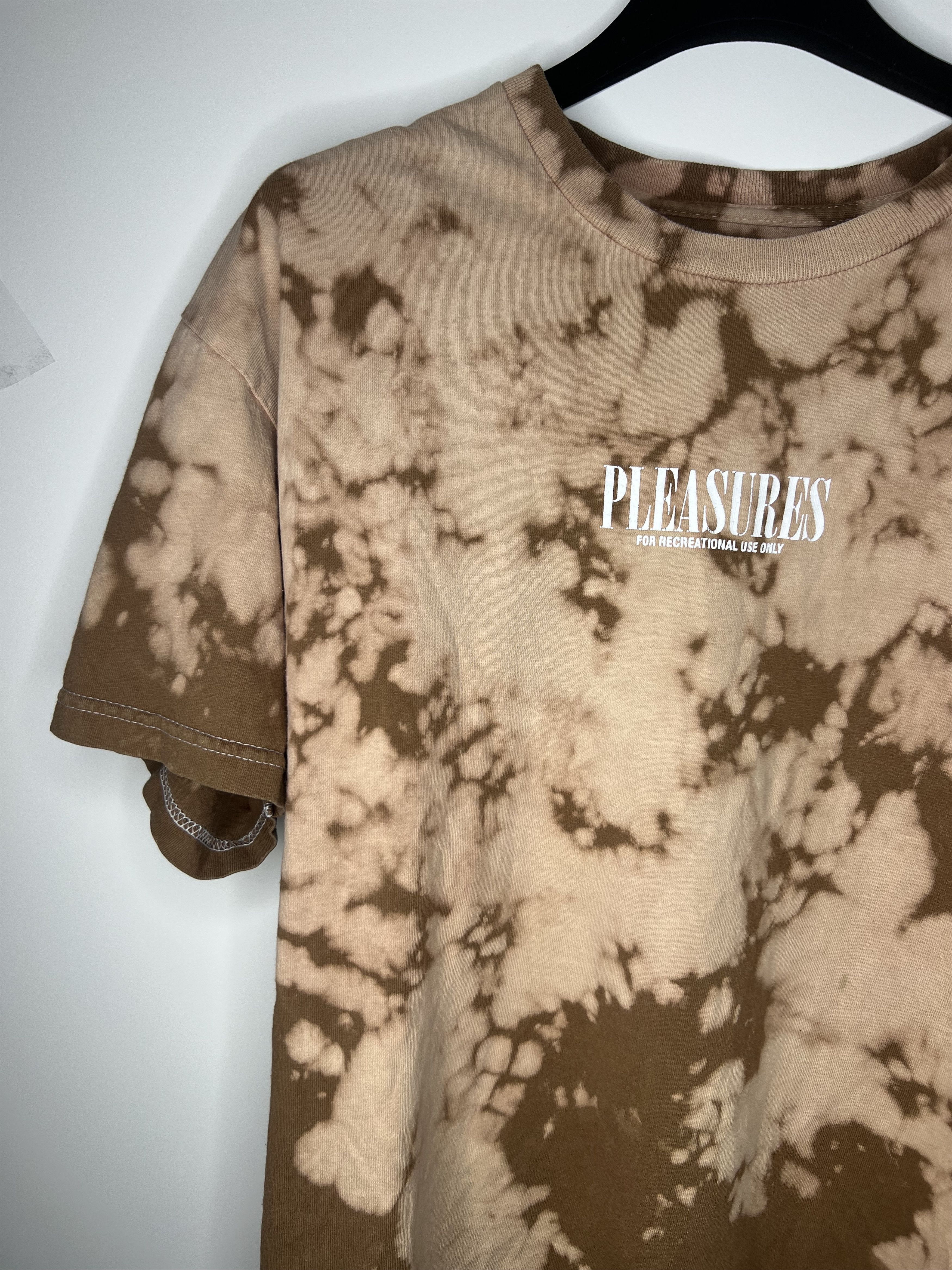 Pleasures Petri dish Crystal Cities Back Brown Pink Marble Tie Dye Tee Size US M / EU 48-50 / 2 - 2 Thumbnail
