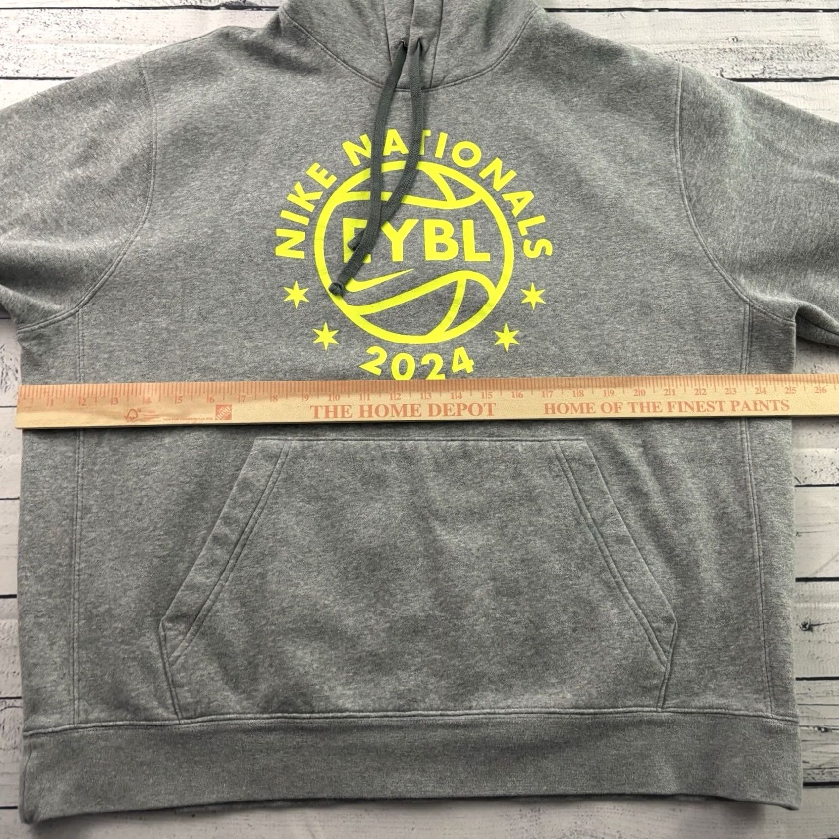 Nike Nike EYBL Nationals Hoodie Mens XL Gray Sweatshirt Pullover Size US XL / EU 56 / 4 - 4 Thumbnail