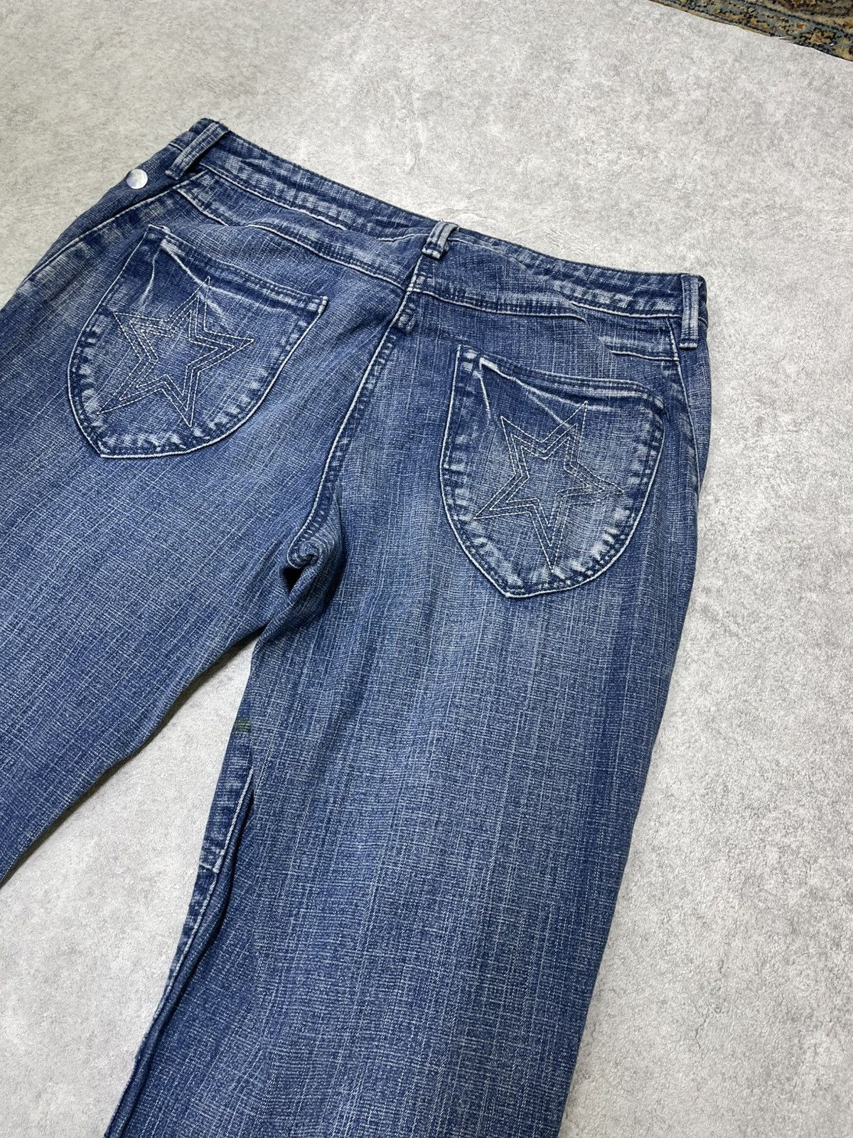 If Six Was Nine × Le Grande Bleu (L.G.B.) × Tornado Mart Flared Denim Jeans - LGB / If Six Was Nine Energy Size US 29 - 7 Thumbnail