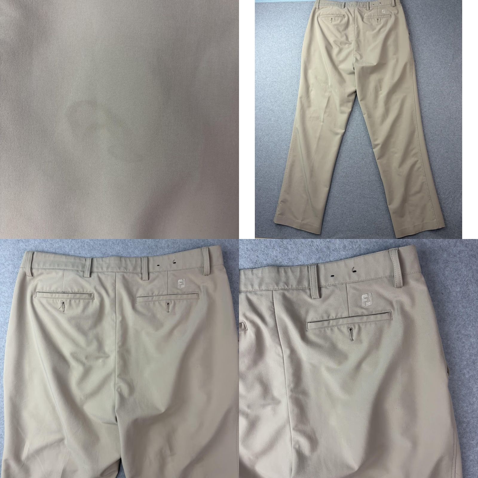 Footjoy FootJoy Pants Mens 36 x34 Beige Golf Chino Performance Stretch Lightweight Regular Straight Pockets Khakis Golf Size US 36 / EU 52 - 9 Thumbnail