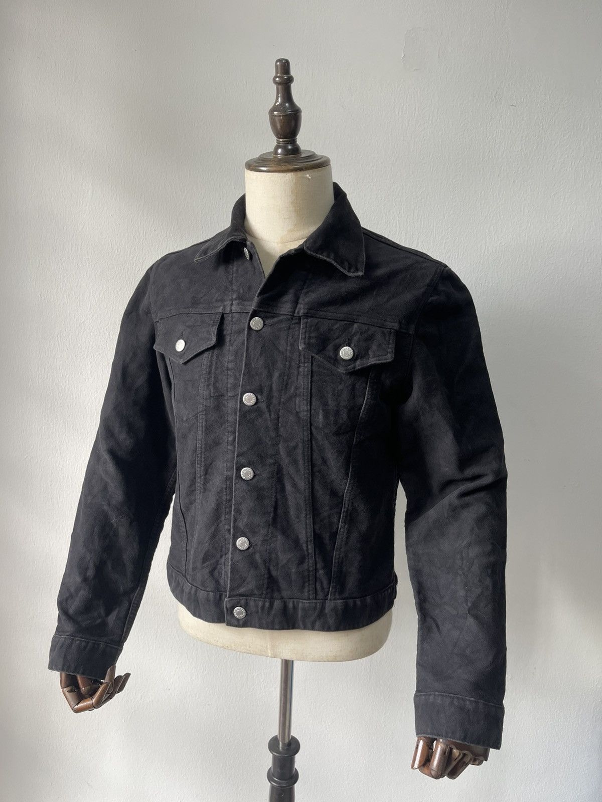 Helmut Lang 1999 Helmut Lang Moleskin Trucker Jacket Size US M / EU 48-50 / 2 - 2 Thumbnail