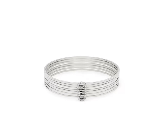 image of Fendi O1Loc1C0124 Bracelet In Silver, Women's