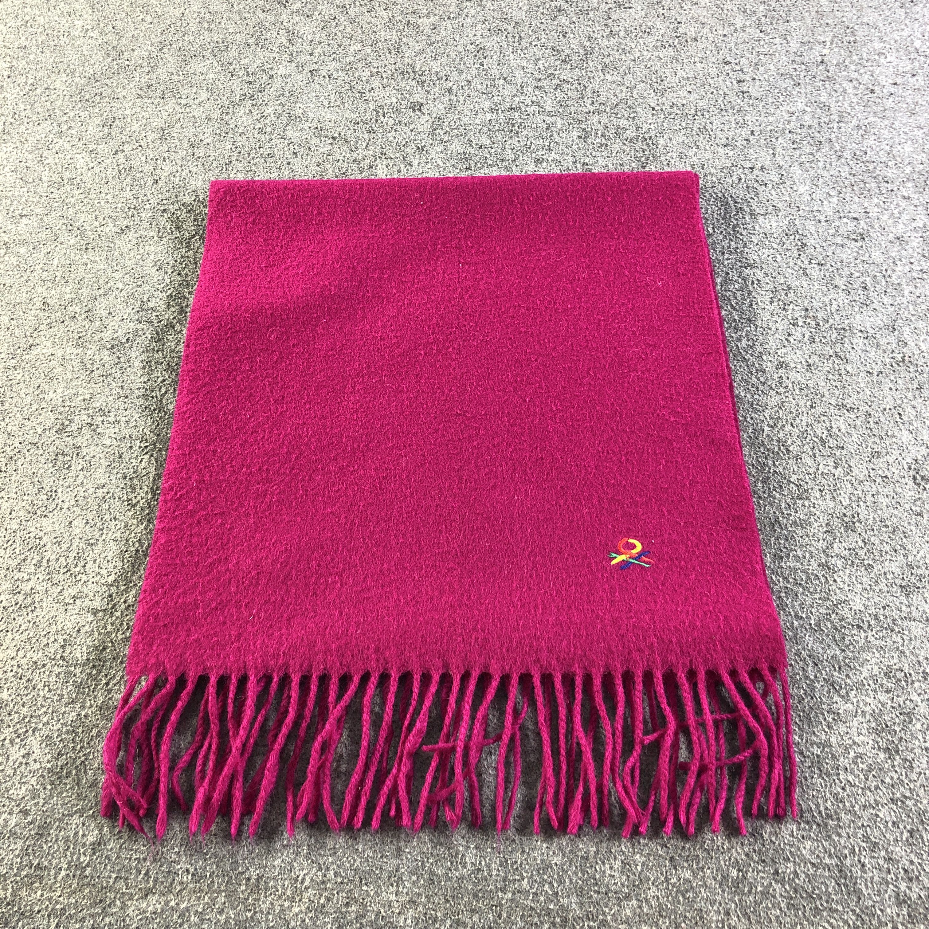 United Colors Of Benetton United Colors Of Benetton Wool Scarf Muffler Neckwear V2727 Size ONE SIZE - 2 Thumbnail
