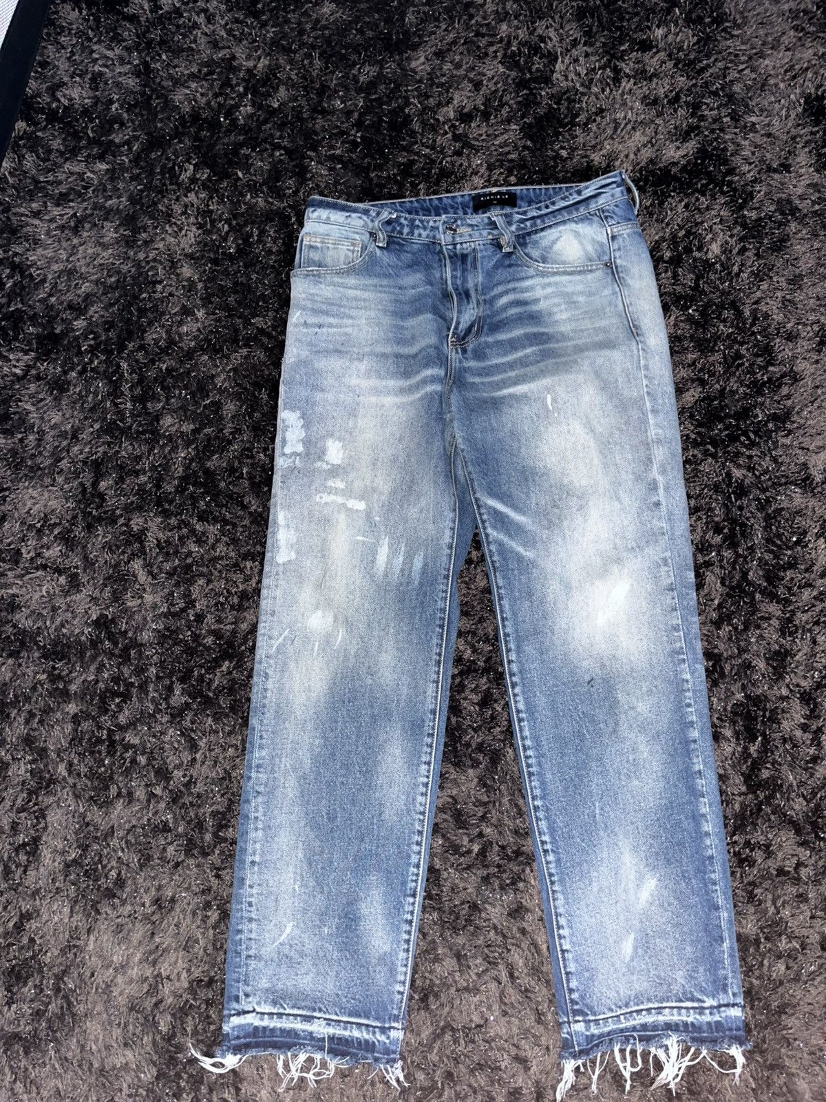 Richie Le Collection Richie le painters jeans raw hem Size US 32 / EU 48 - 2 Thumbnail