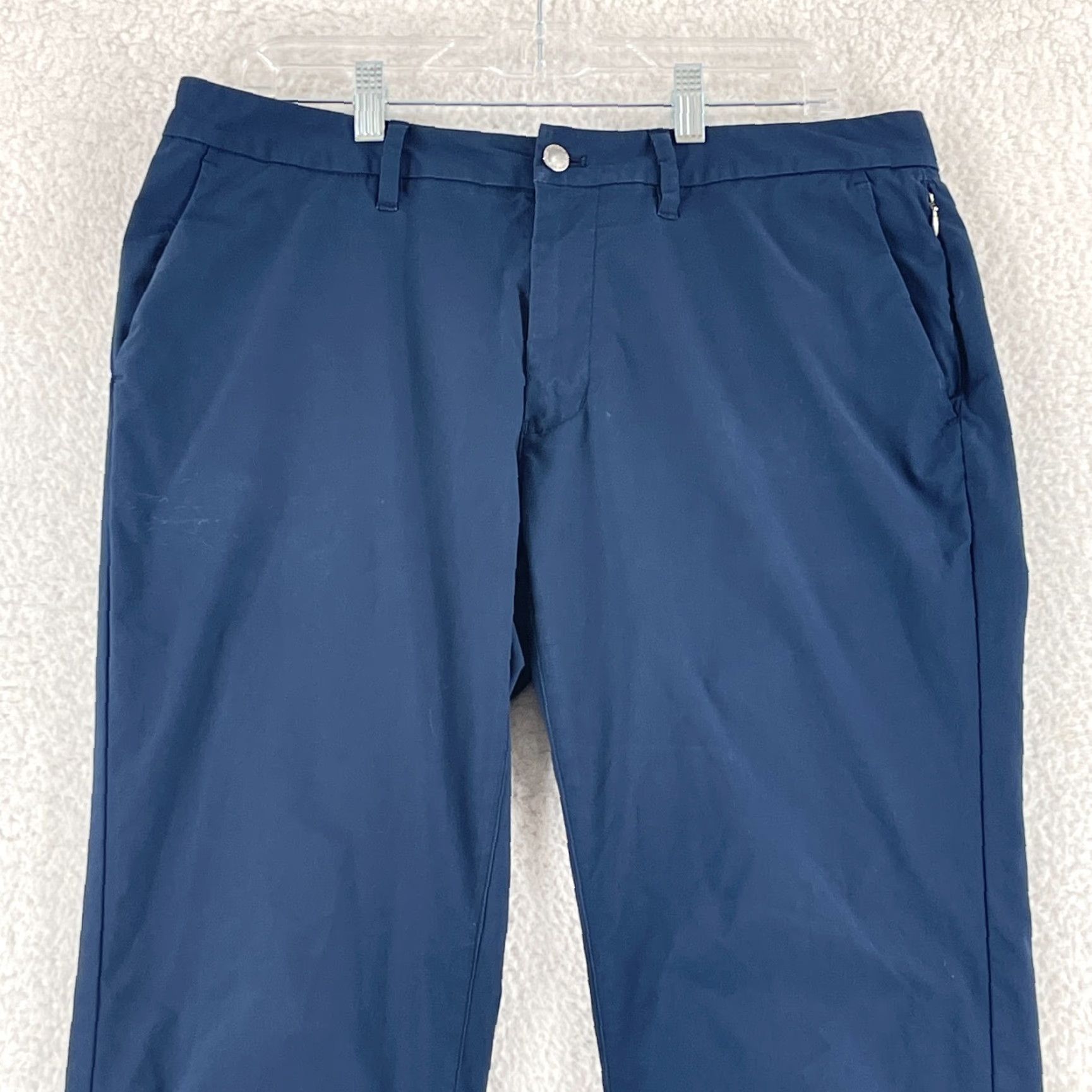 UNTUCKit UNTUCKit Chancellor Chino Pants Mens Size 34x32 Navy Blue Straight Fit 5 Pocket Size US 34 / EU 50 - 2 Thumbnail
