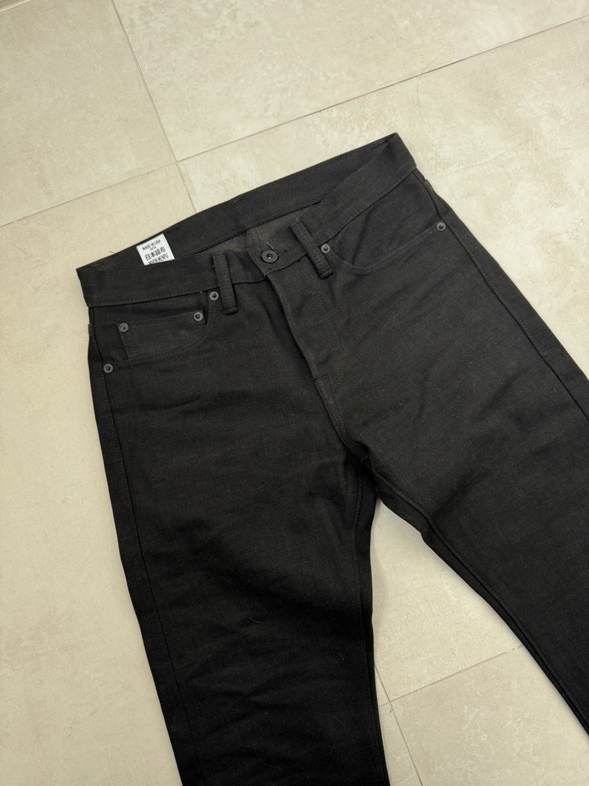 Rogue Territory RGT Rogue Territory Selvedge Black Jeans Skinny Japan Menpu Size US 27 - 2 Thumbnail