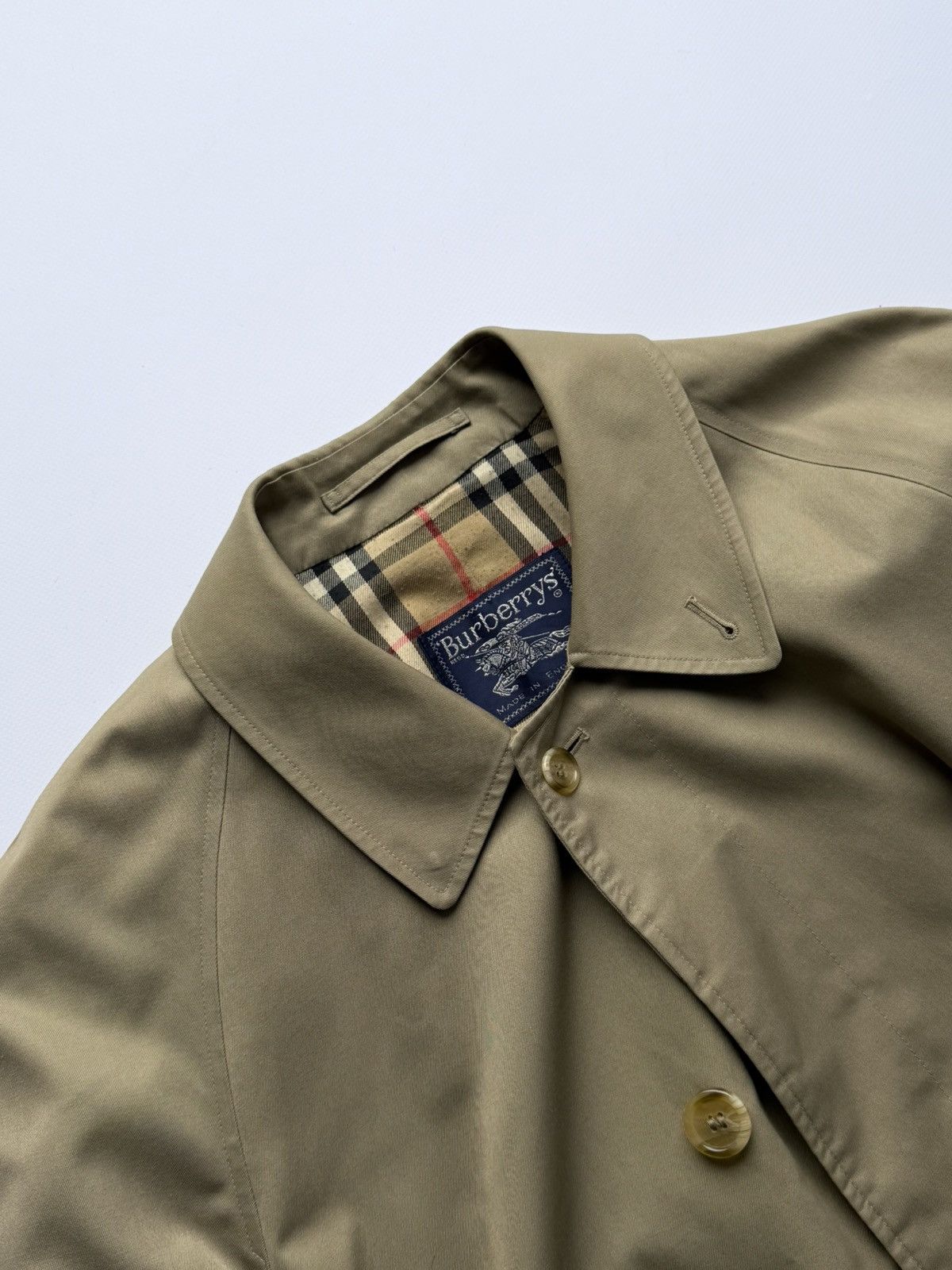 Burberry Vintage Burberrys Beige Trench Coat Size US M / EU 48-50 / 2 - 2 Thumbnail