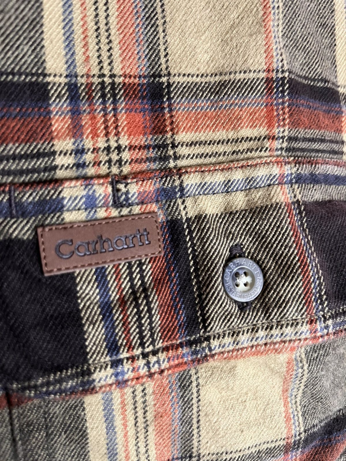 Carhartt Carhartt S175 Heavyweight Flannel Work Shirt Size US XL / EU 56 / 4 - 3 Thumbnail