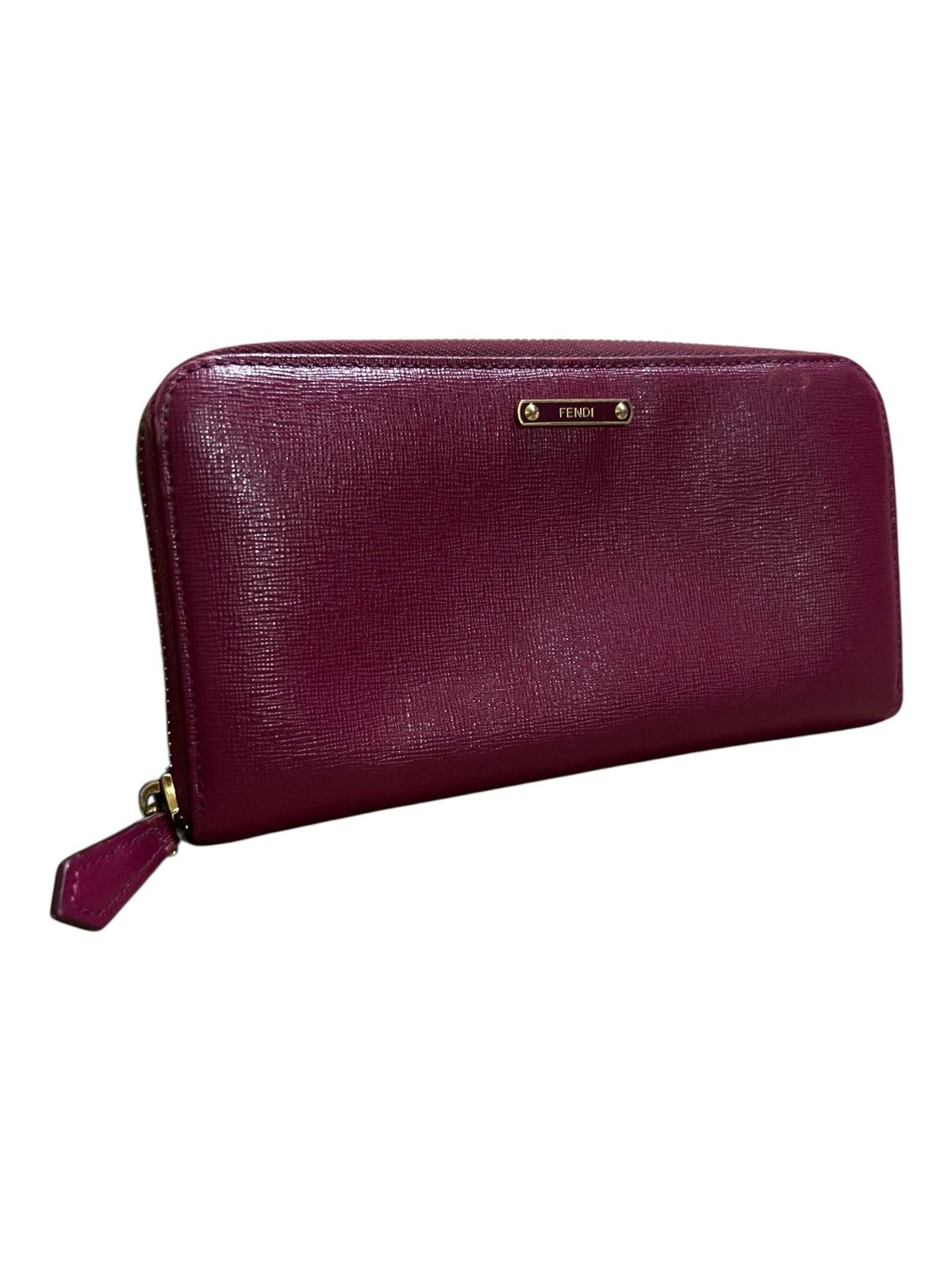 Fendi Fendi Vitello Elite Calfskin Leather Zip Around Long Wallets Size ONE SIZE - 2 Thumbnail