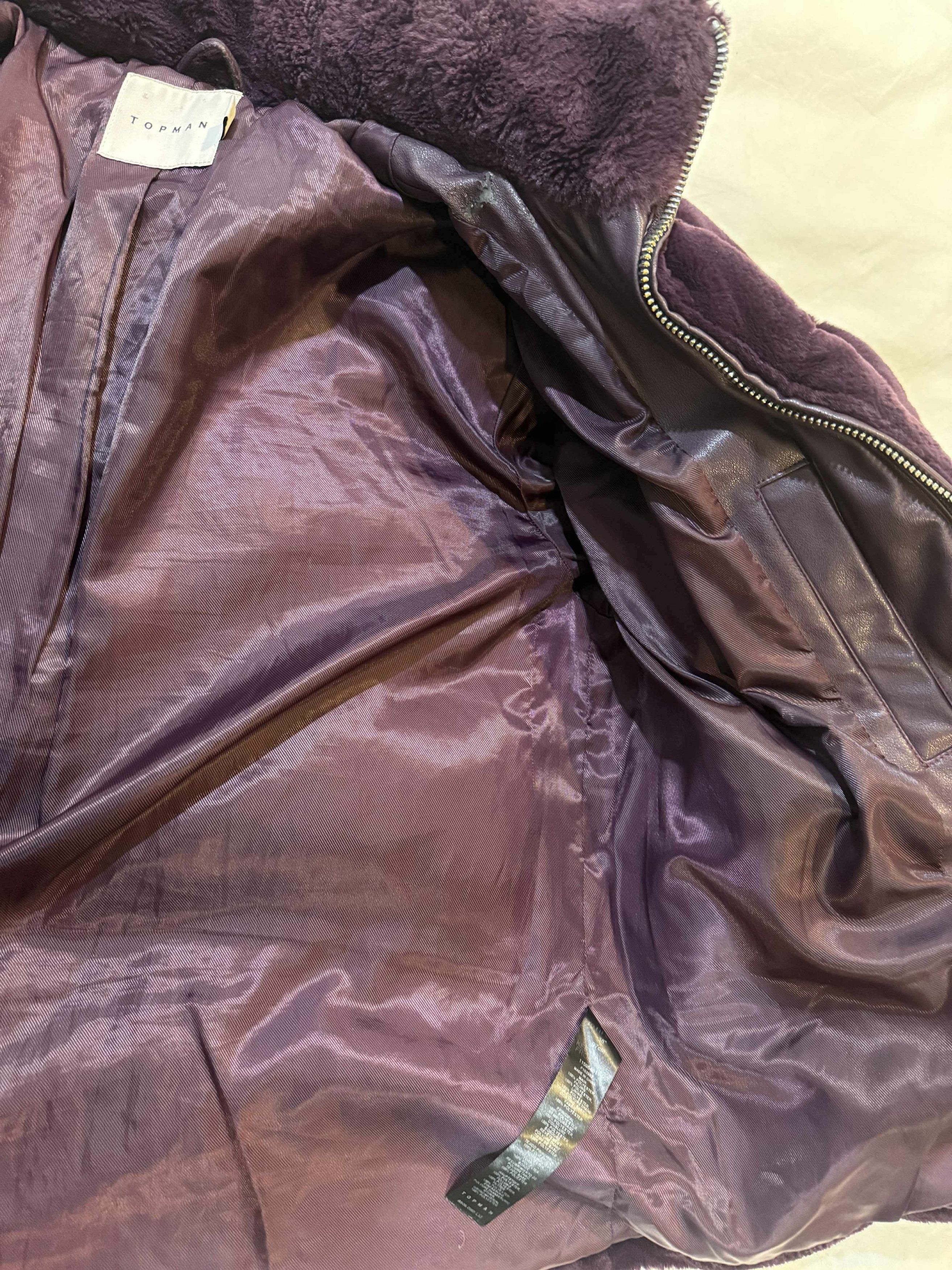 Topman Topman Purple Puffer Jacket Size US S / EU 44-46 / 1 - 14 Thumbnail