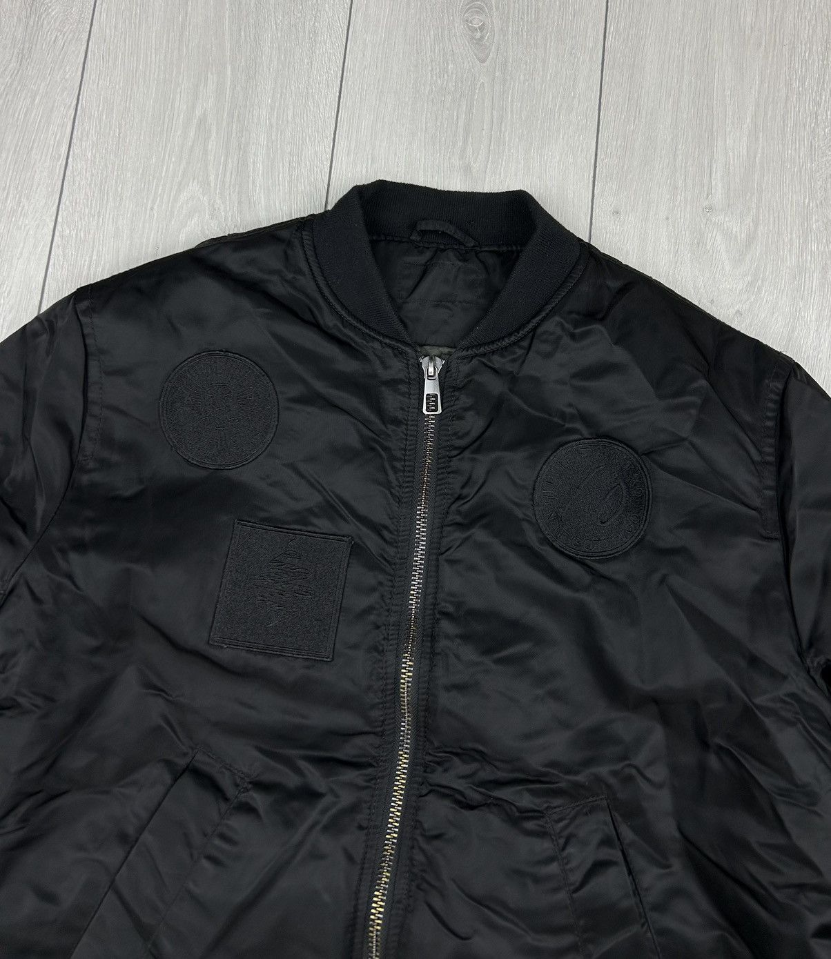Japanese Brand × Vintage Bomber Jacket Black size S Size US S / EU 44-46 / 1 - 2 Thumbnail