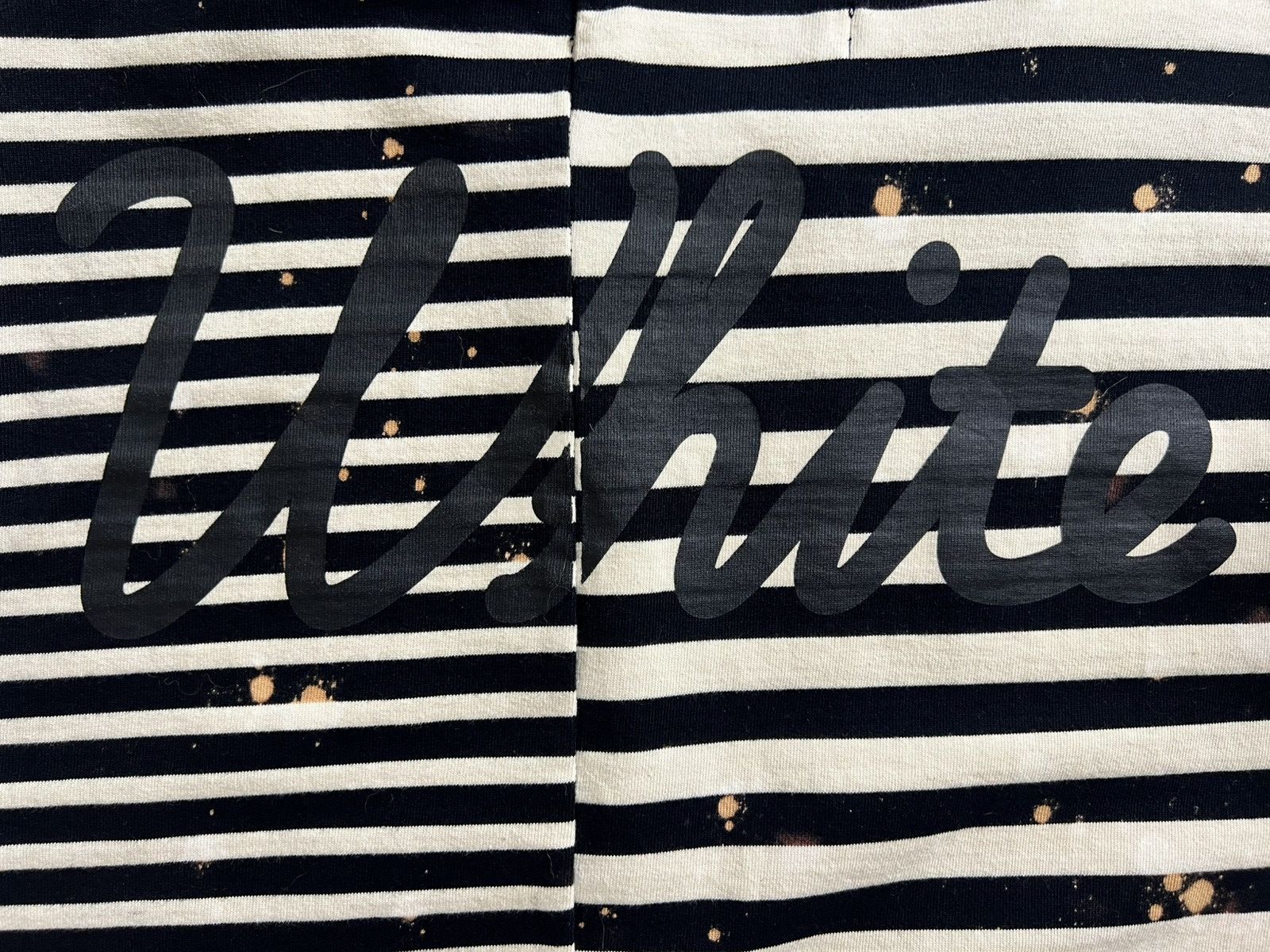 Off-White Off White black white distressed long sleeve Size US XL / EU 56 / 4 - 4 Thumbnail