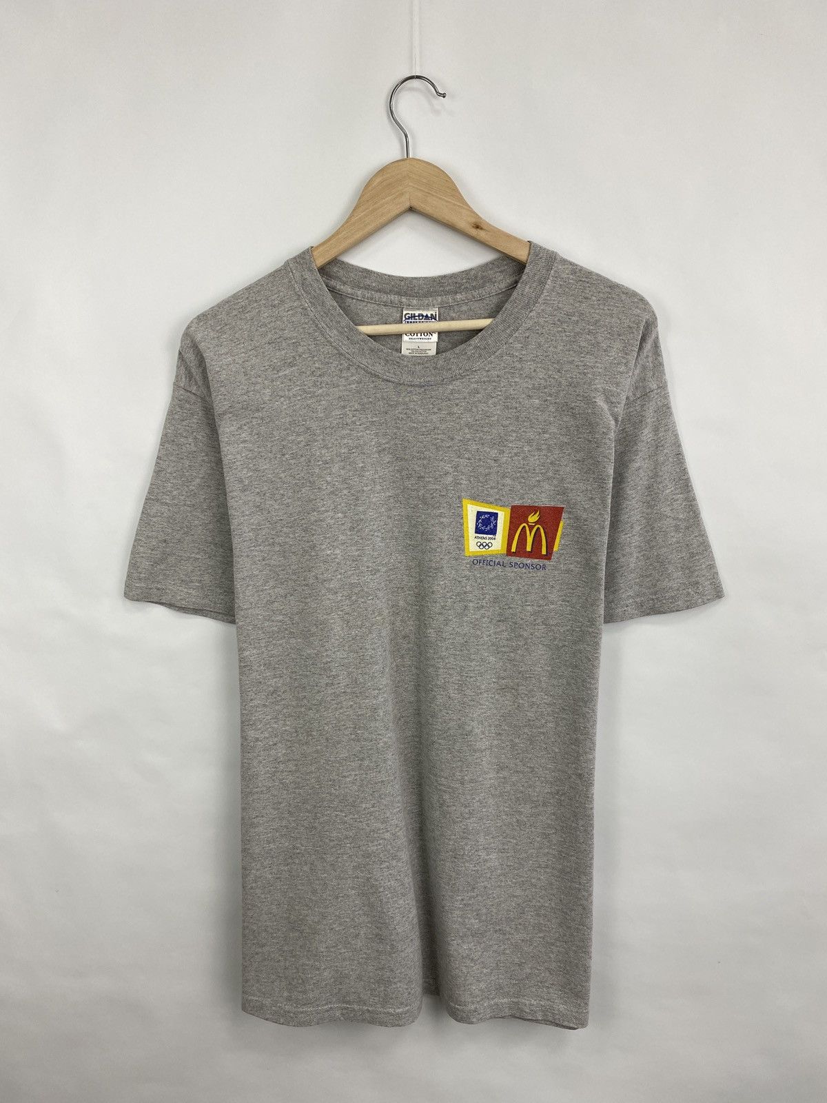 USA Olympics 🇺🇸 Vintage 2004 Macdonald I’m Lovin It T-Shirt Retro Rare Y2K Size US L / EU 52-54 / 3 - 5 Thumbnail
