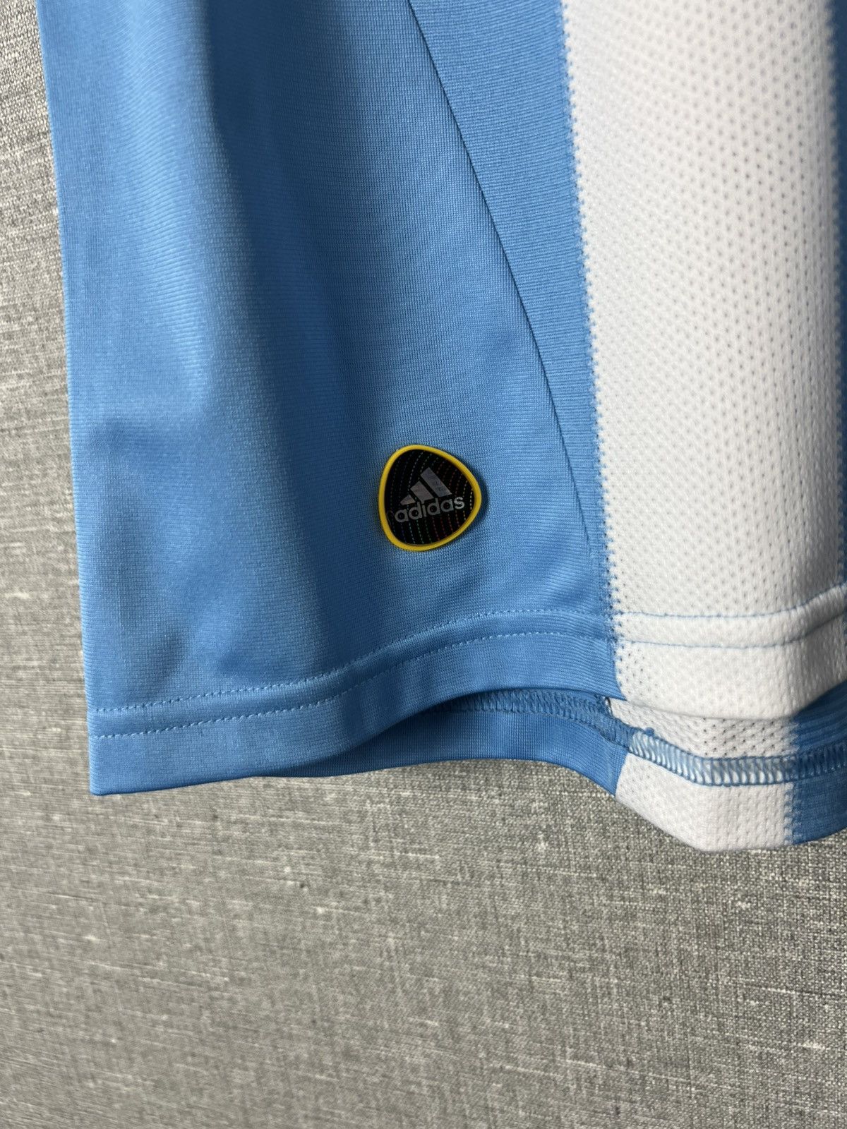 UEFA Vintage Adidas Argentina Messi #19 Home Jersey Blockcore Size US L / EU 52-54 / 3 - 9 Thumbnail
