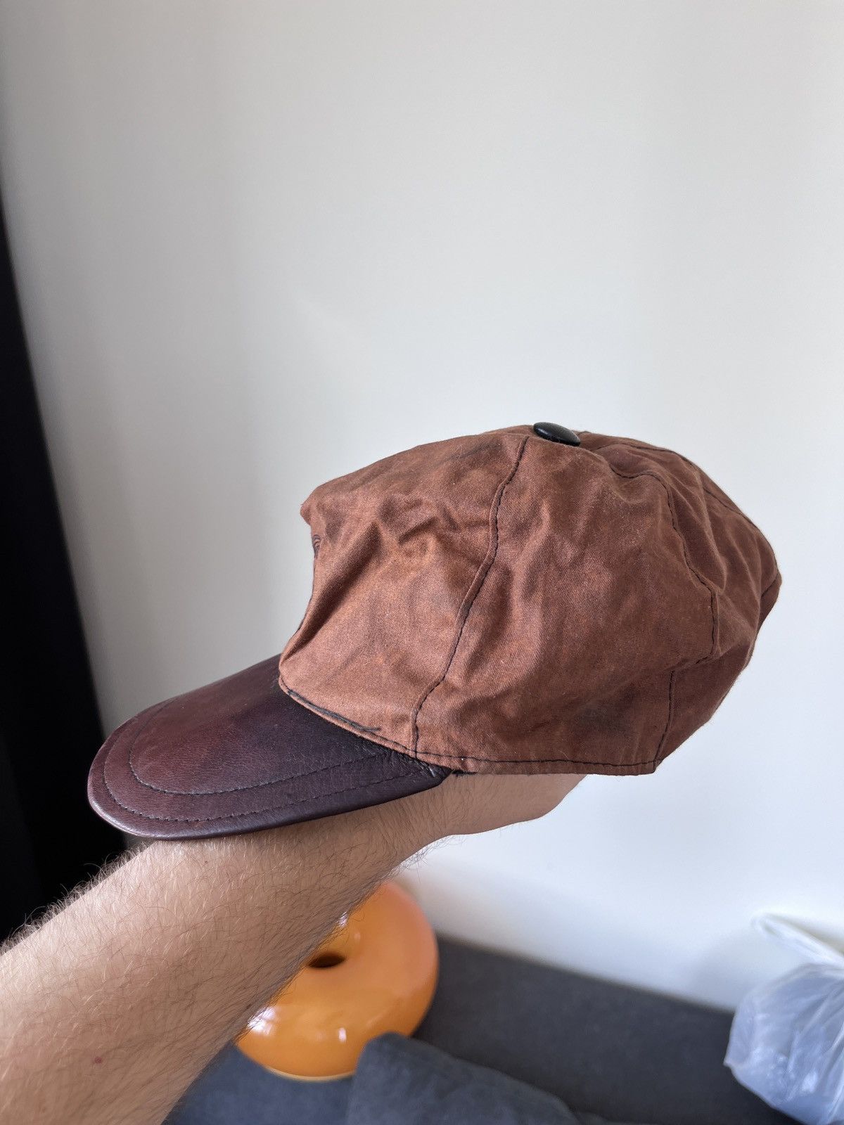 Vintage OXFORD Vintage Leather Brown Tartan Basseball Hat Cap Size ONE SIZE - 8 Thumbnail