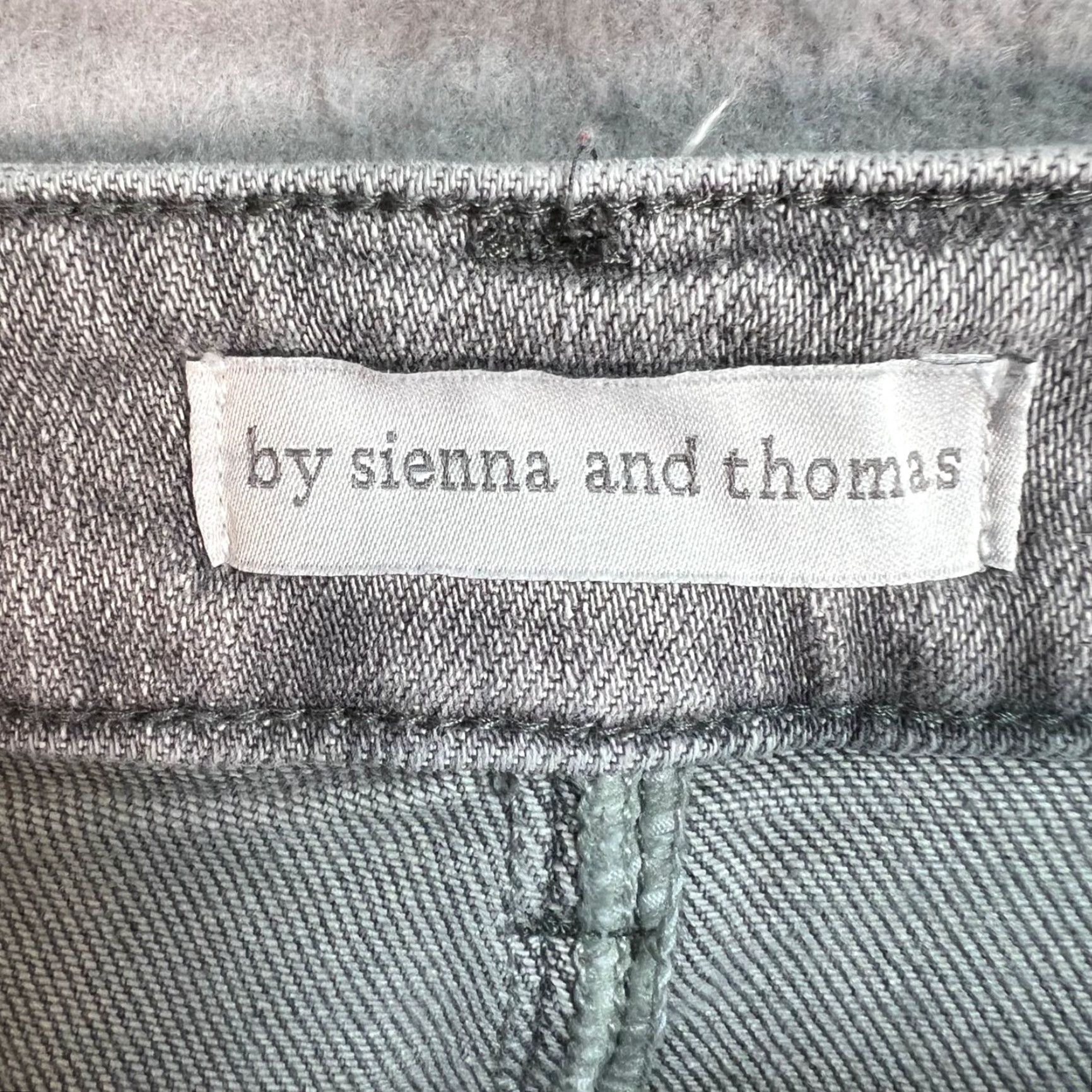 Denime By Sienna And Thomas Womens Jeans Skinny Gray High-Waisted S Small Denimrise 23 Inseam 32 In Cotton Blend Size 28" / US 6 / IT 42 - 3 Thumbnail