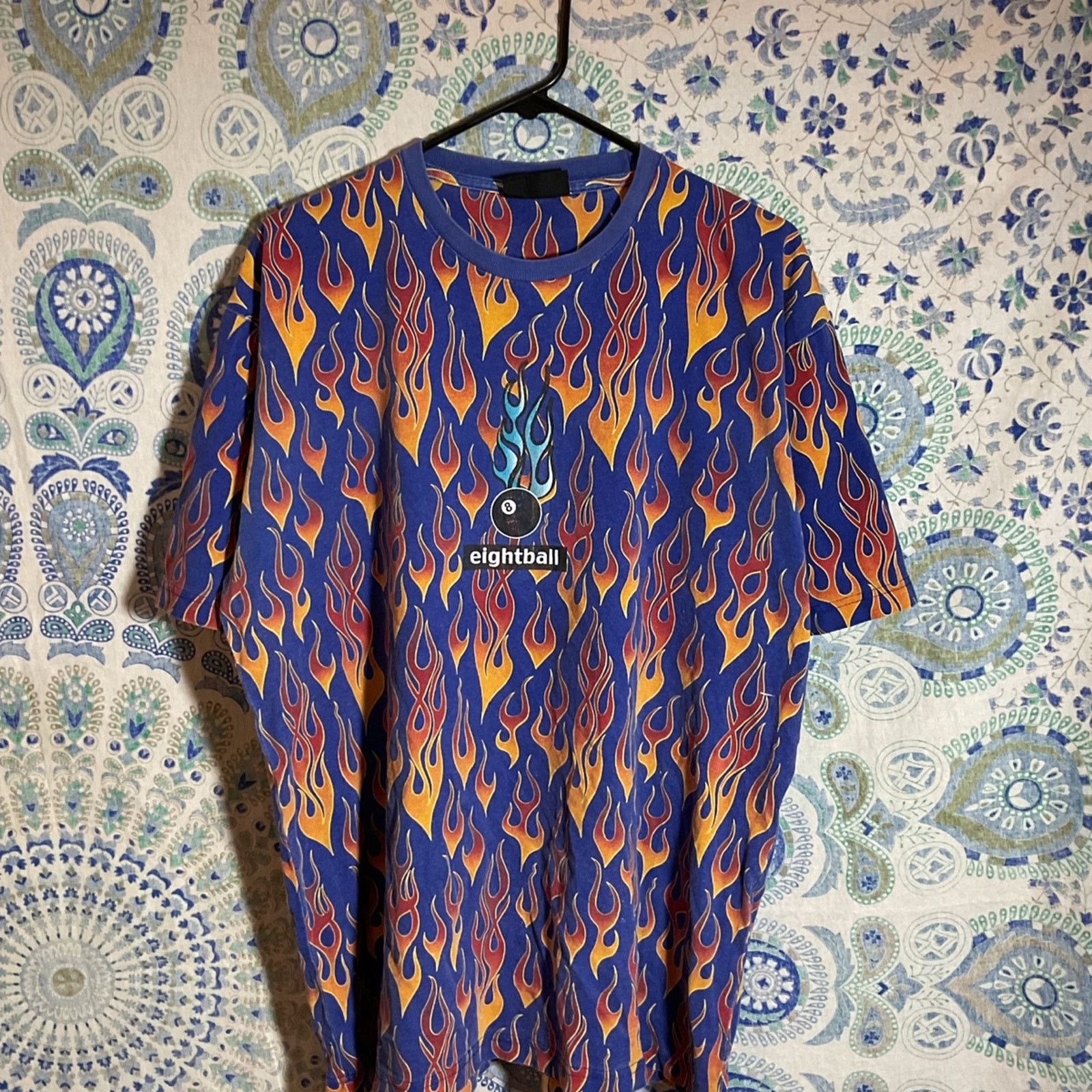 Other Vintage Eightball All Over Print No Boundaries Shirt Size US XL / EU 56 / 4 - 1 Thumbnail