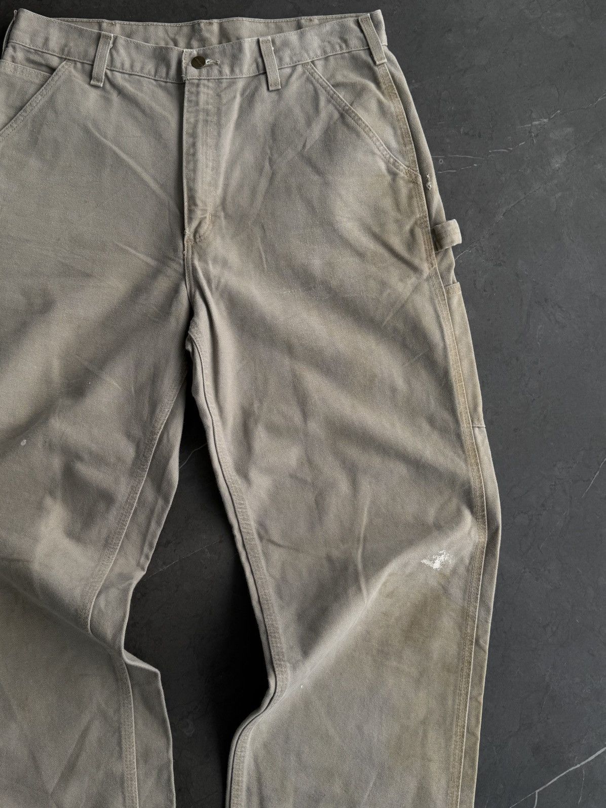 Carhartt × Vintage Vintage Carhartt Tan Work Pants Size US 34 / EU 50 - 3 Thumbnail