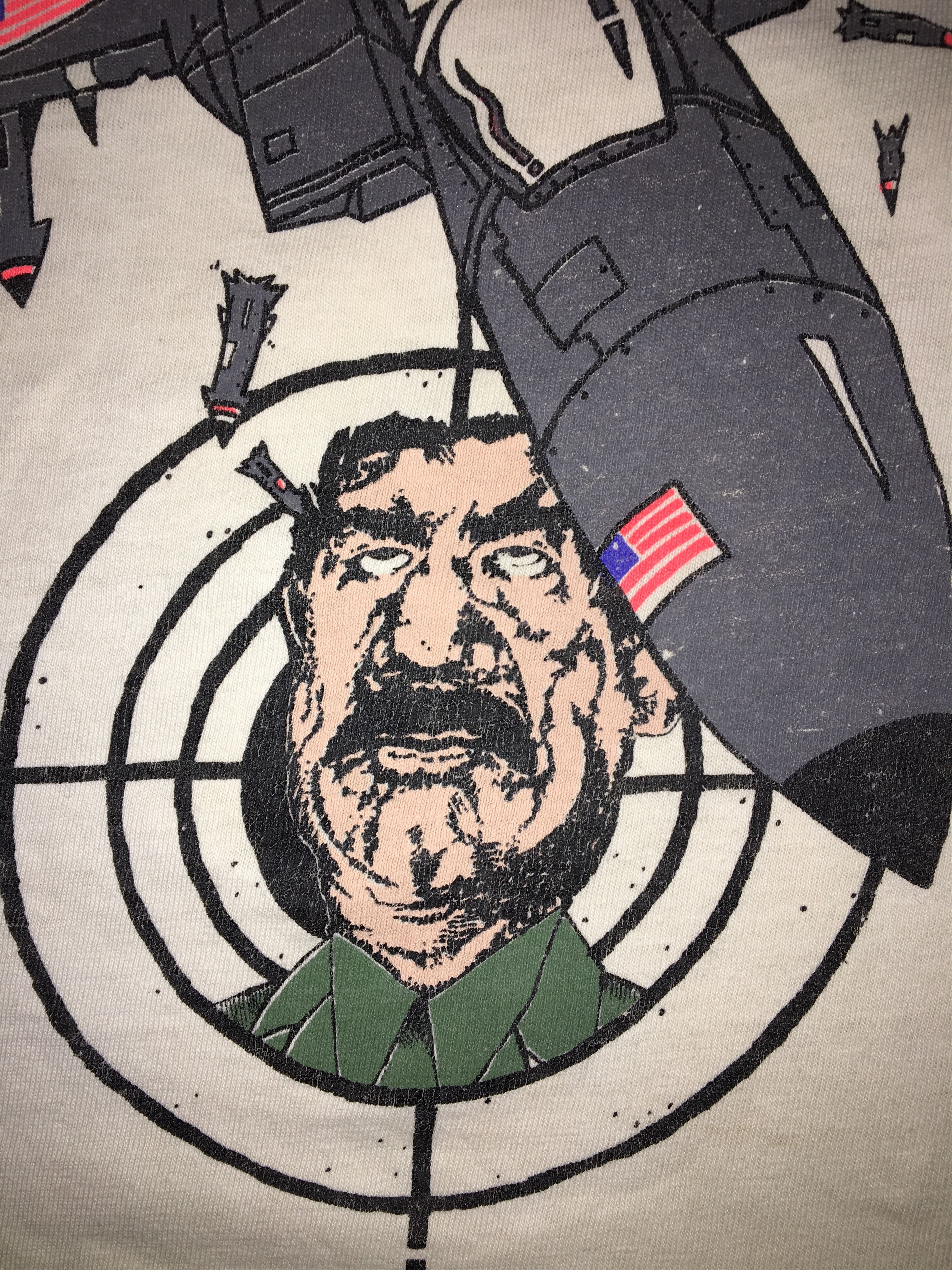 Vintage Vintage Bomb Saddam Tshirt Size US M / EU 48-50 / 2 - 3 Thumbnail