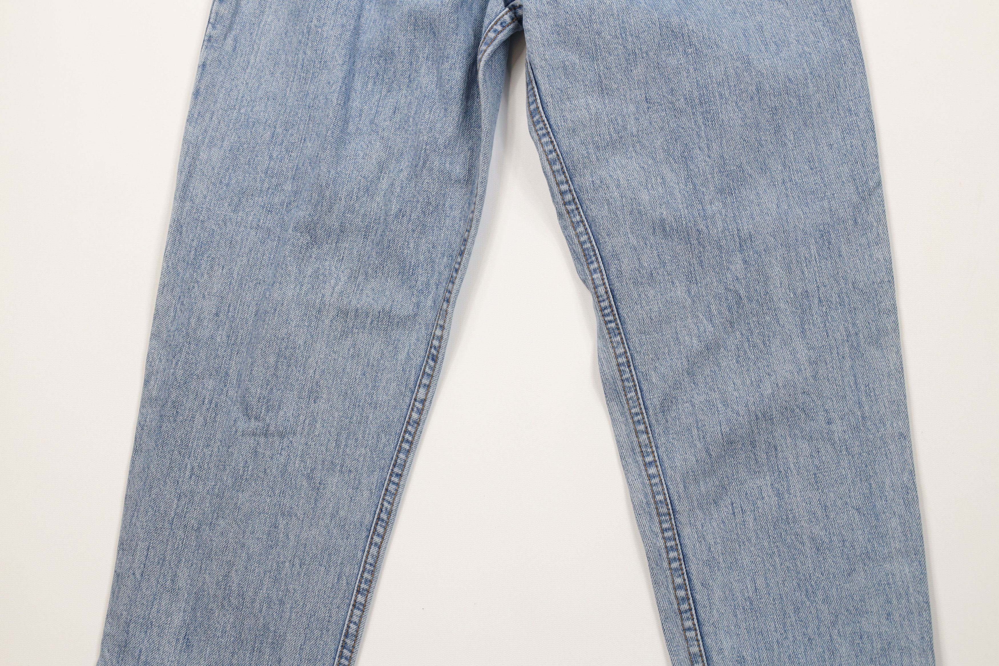 Guess Vintage 80s 90s Guess Tapered Leg Denim Jeans Blue USA Size 31" - 12 Thumbnail