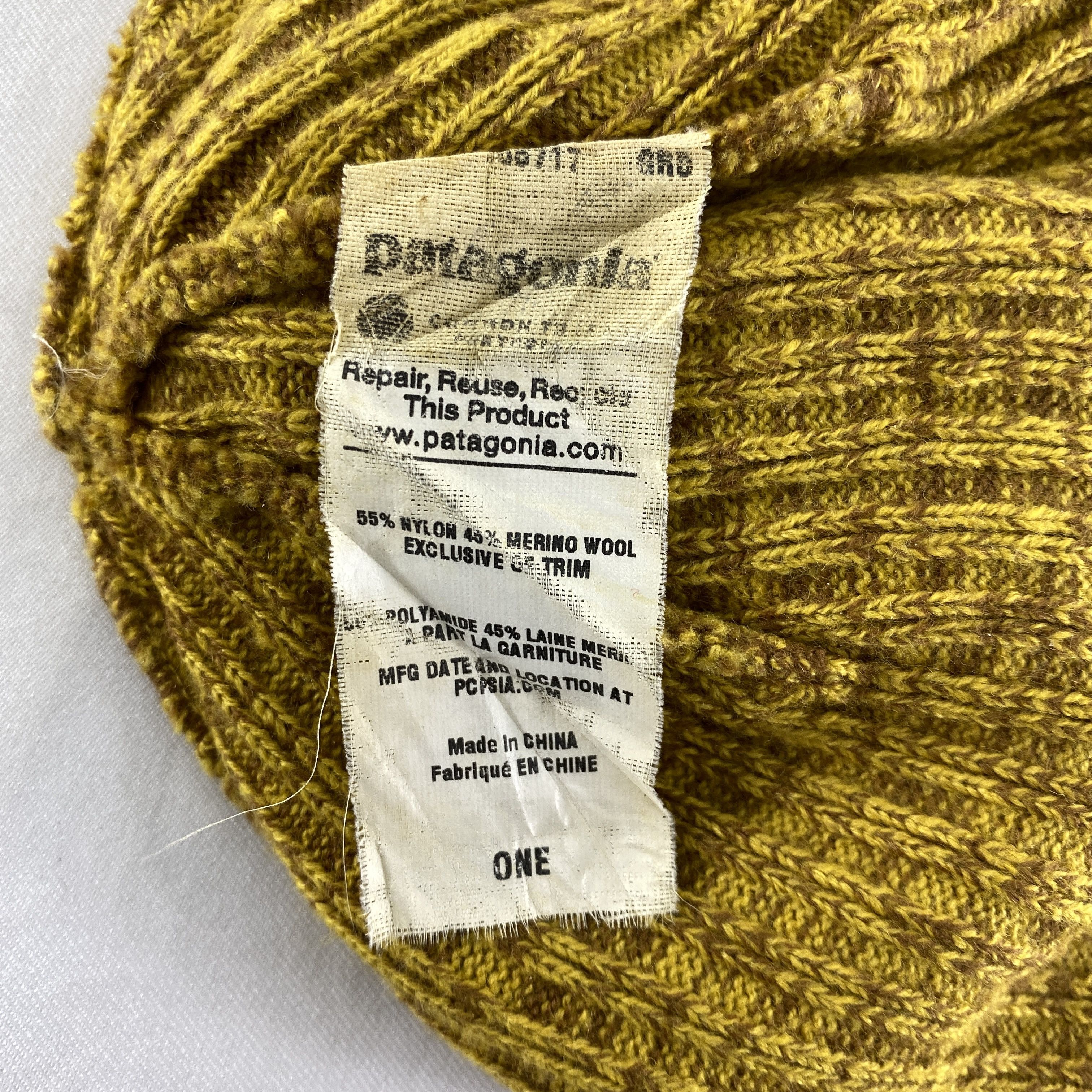Japanese Brand Patagonia Plain Snow Cap Hat Beanie -BN527 Size ONE SIZE - 6 Thumbnail