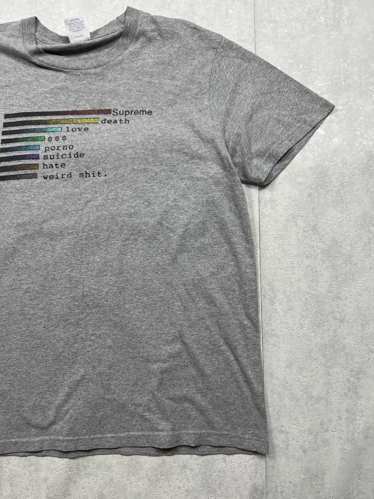 Supreme 00’s SUPREME DEATH LOVE RARE VINTAGE Y2K HYPE TEE Size US M / EU 48-50 / 2 - 8 Thumbnail