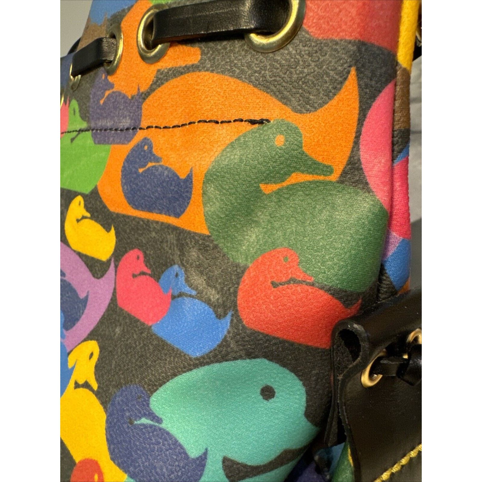 Dooney & Bourke NWOT Vintage Dooney & Bourke Ducks Handbag Satchel Crossbody Size ONE SIZE - 13 Thumbnail